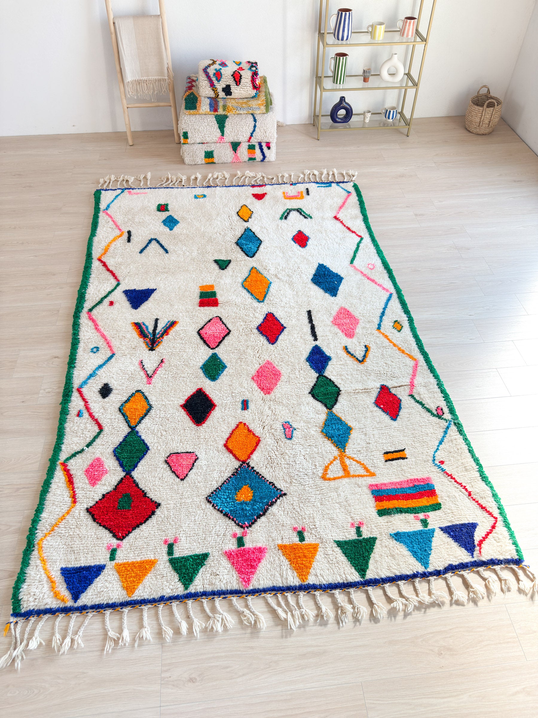 Tapis berbère coloré - n°2283