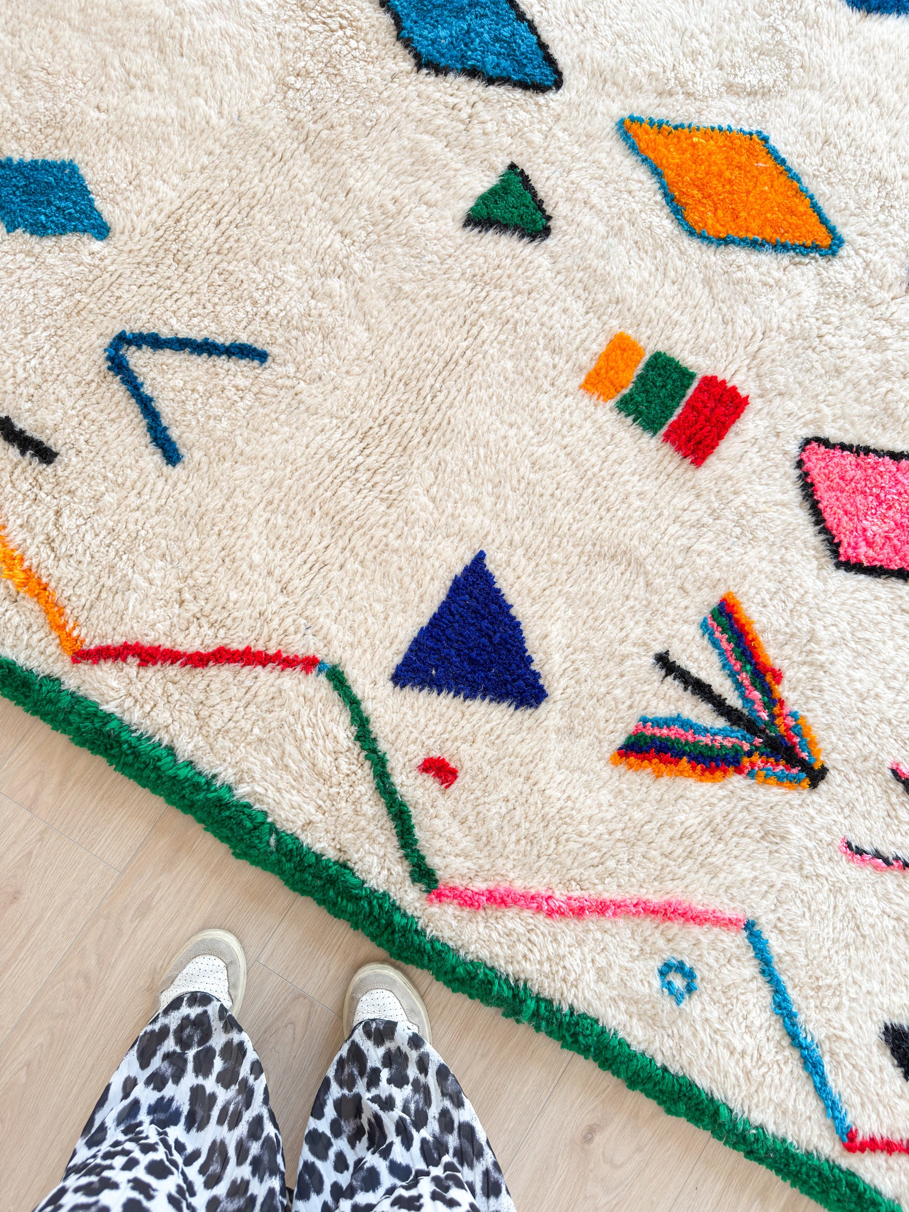 Tapis berbère coloré - n°2283