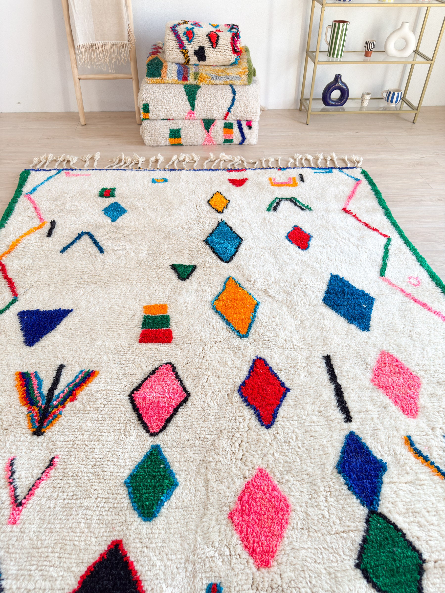 Colorful Berber rug 194 x 331 cm - n°2283