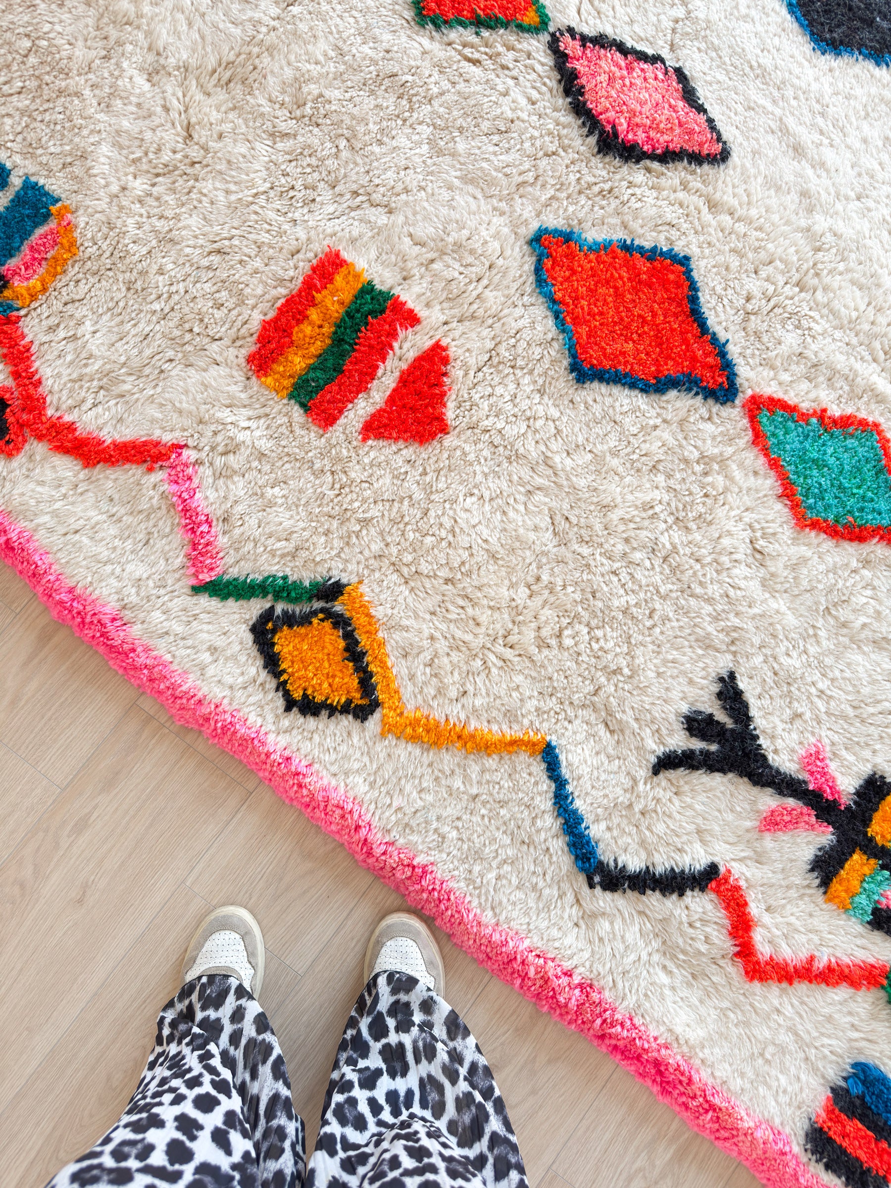 Colorful Berber rug 209 x 339 cm - n°2274