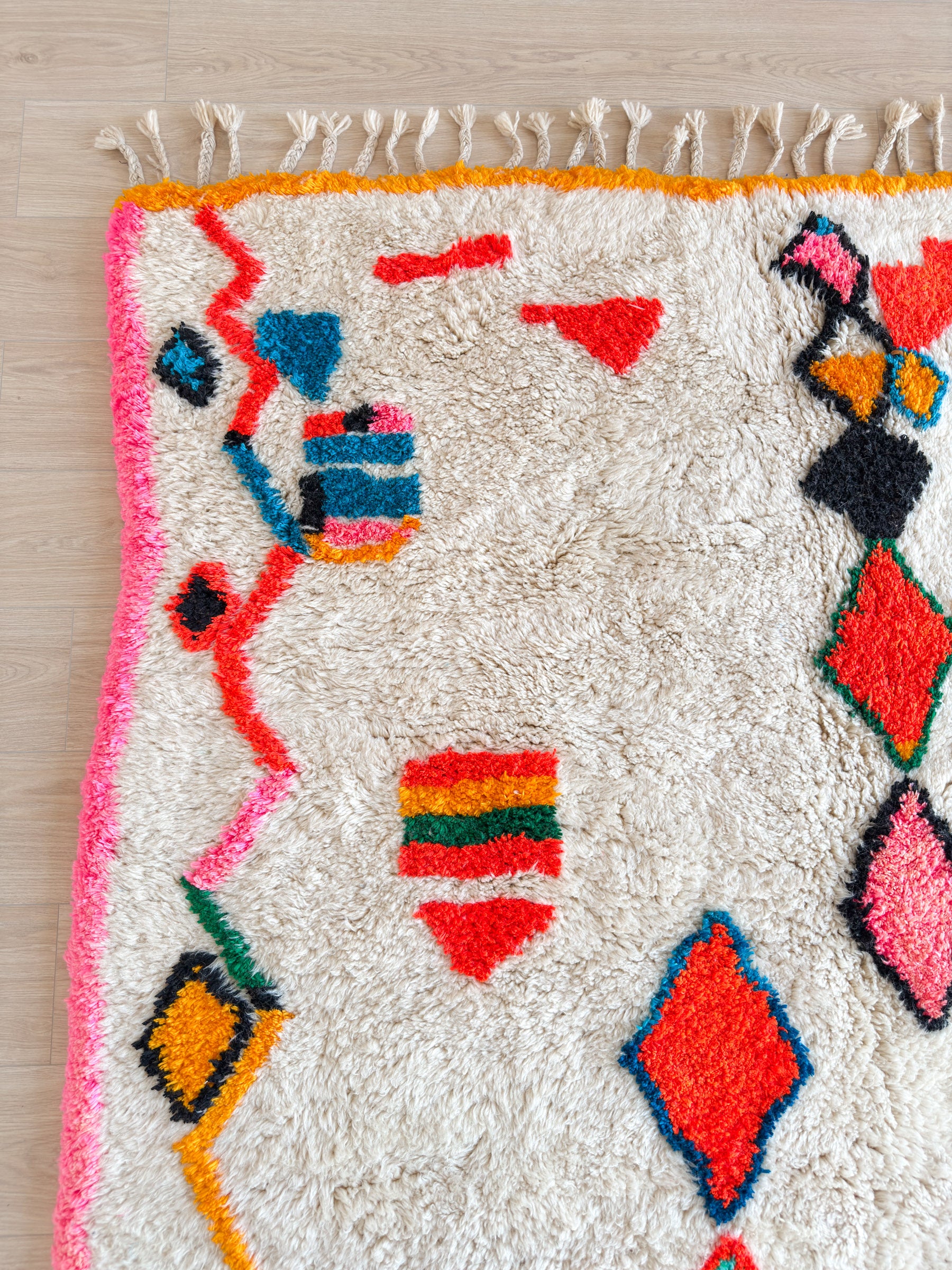 Colorful Berber rug 209 x 339 cm - n°2274