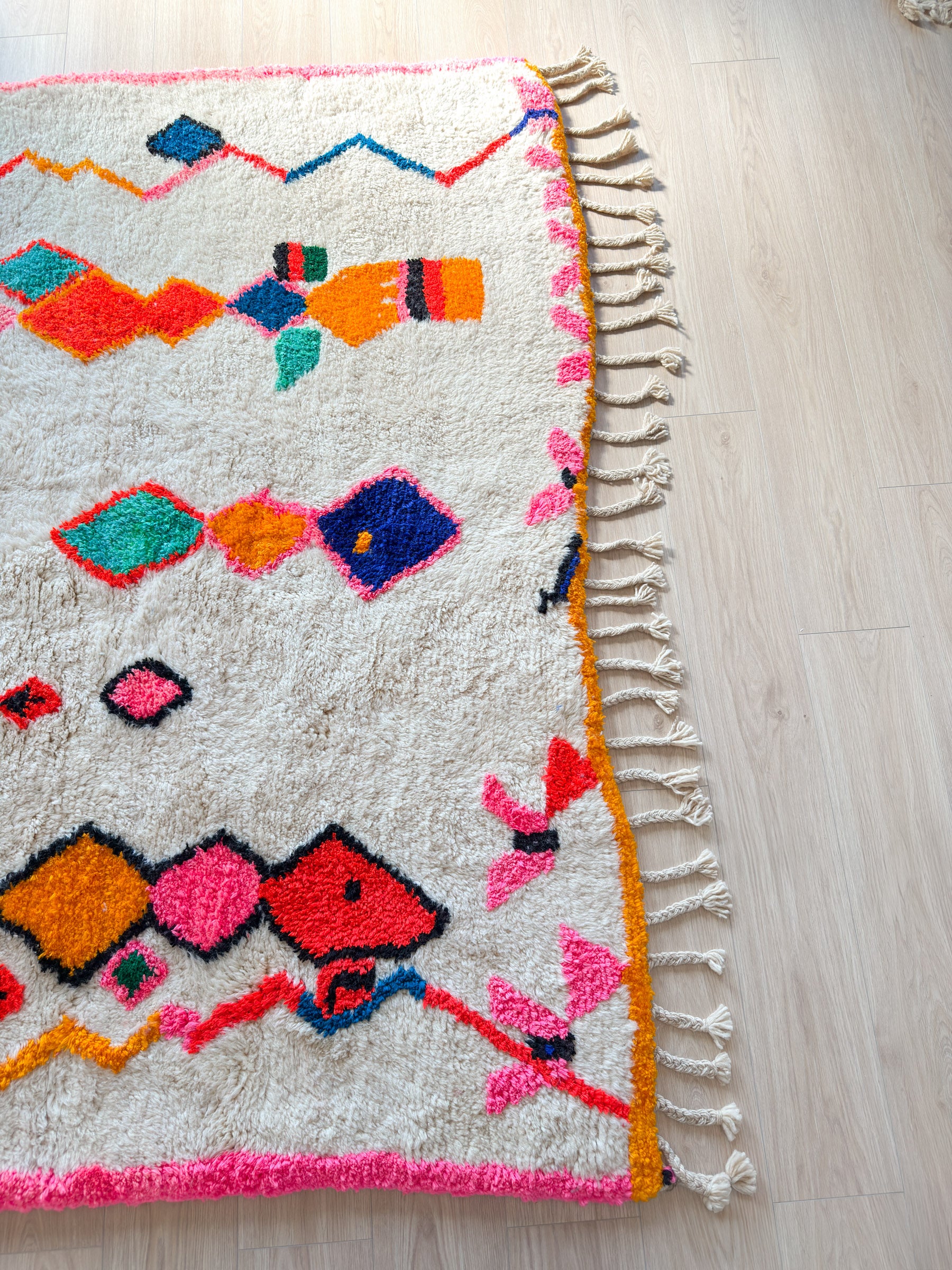 Colorful Berber rug 209 x 339 cm - n°2274