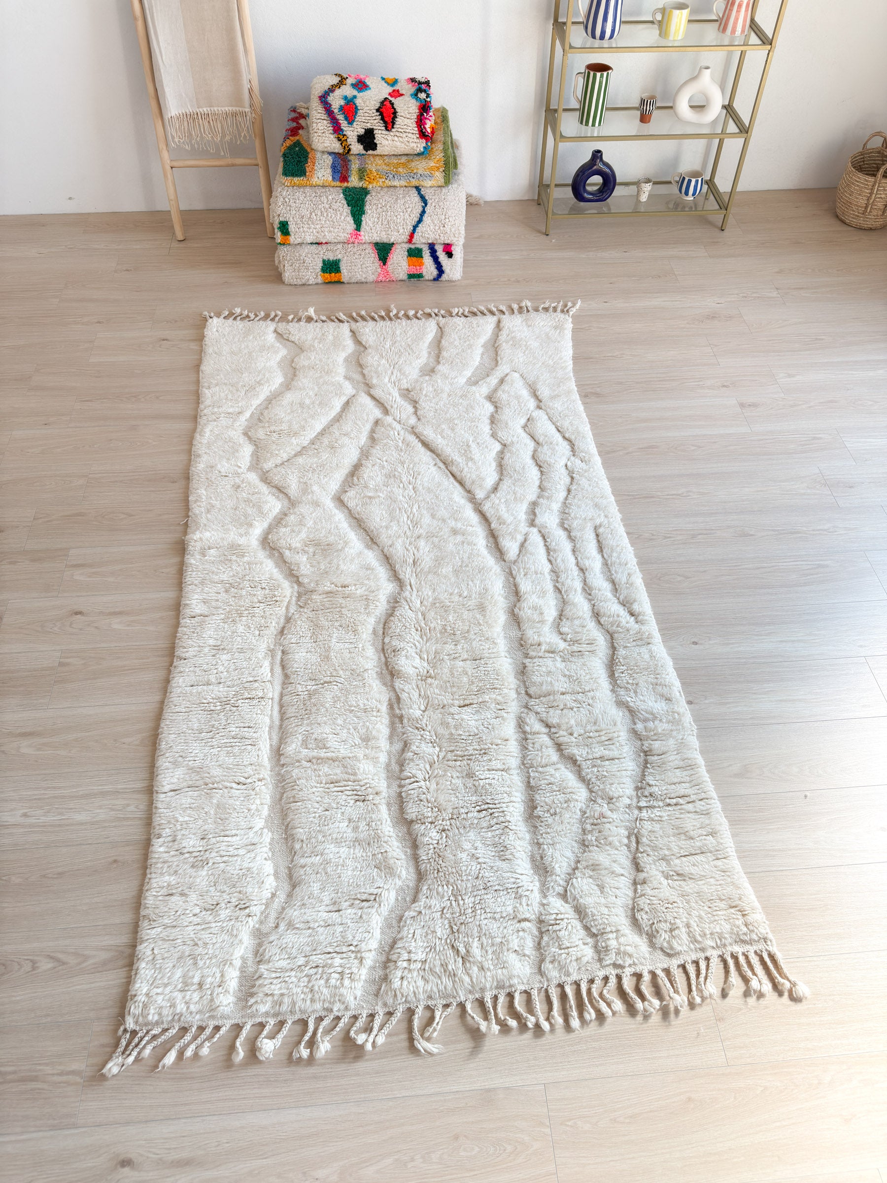 Tapis Beni Ouarain 142 x 266 cm - n°2296
