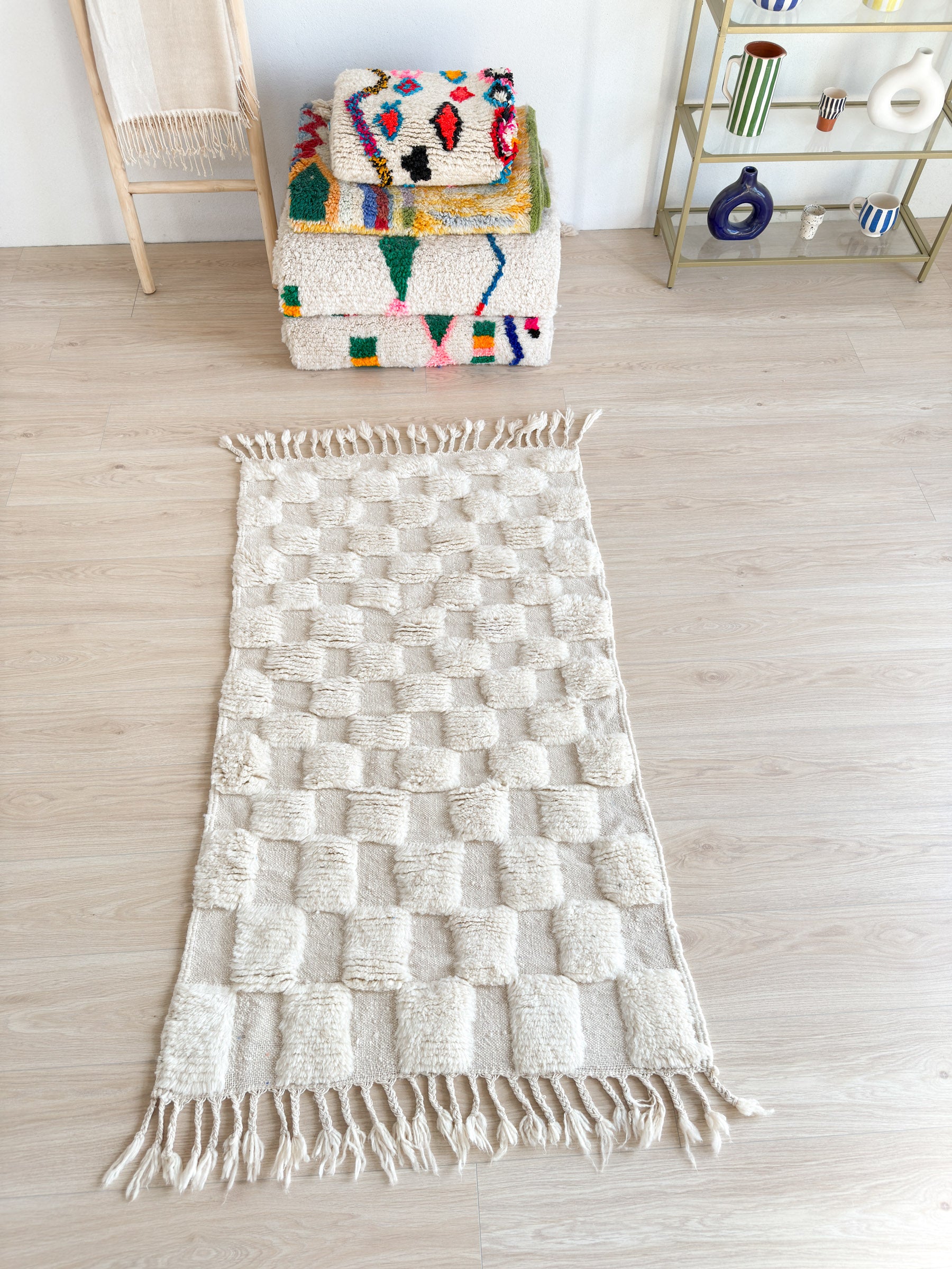 Beni Ouarain Teppich 91 x 168 cm – Nr. 2355