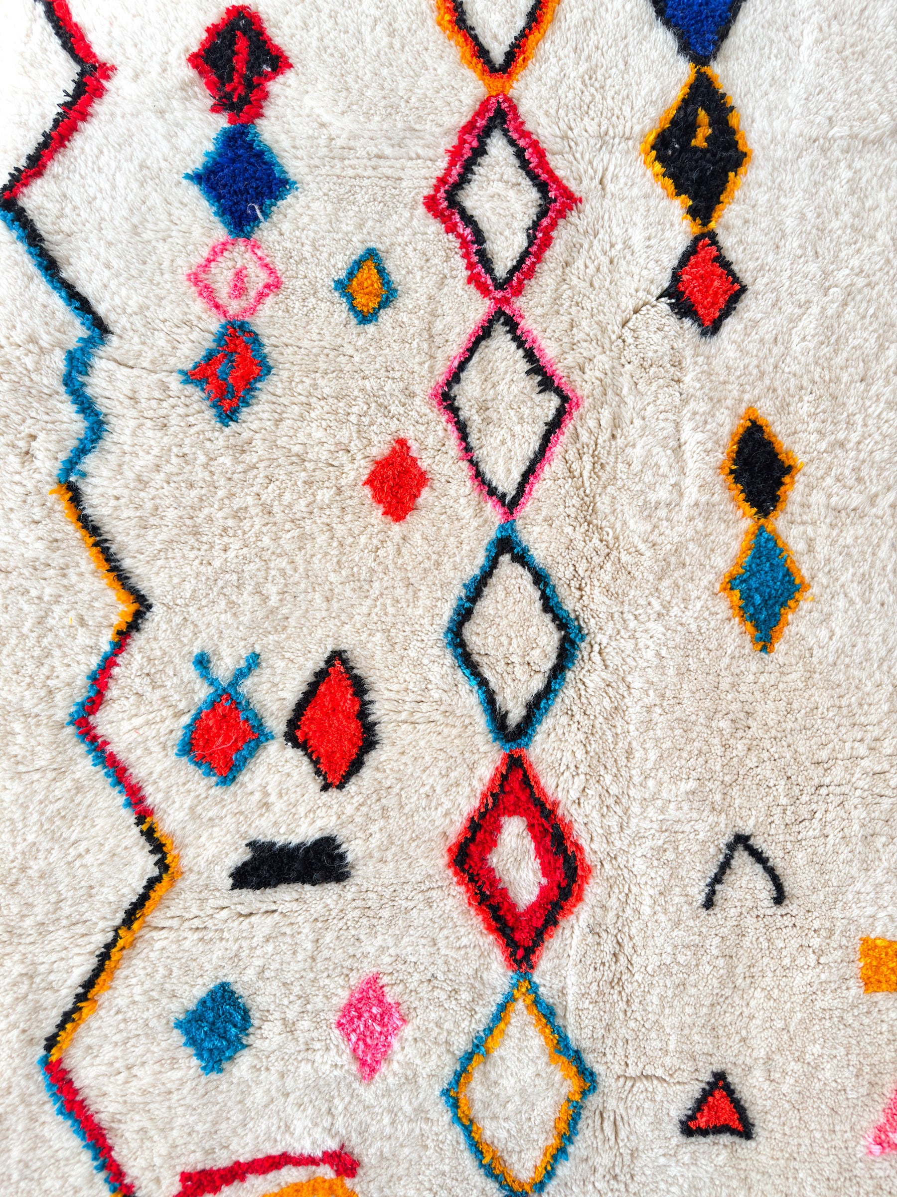 Bunter Berberteppich 151 x 235 cm - Nr. 2353