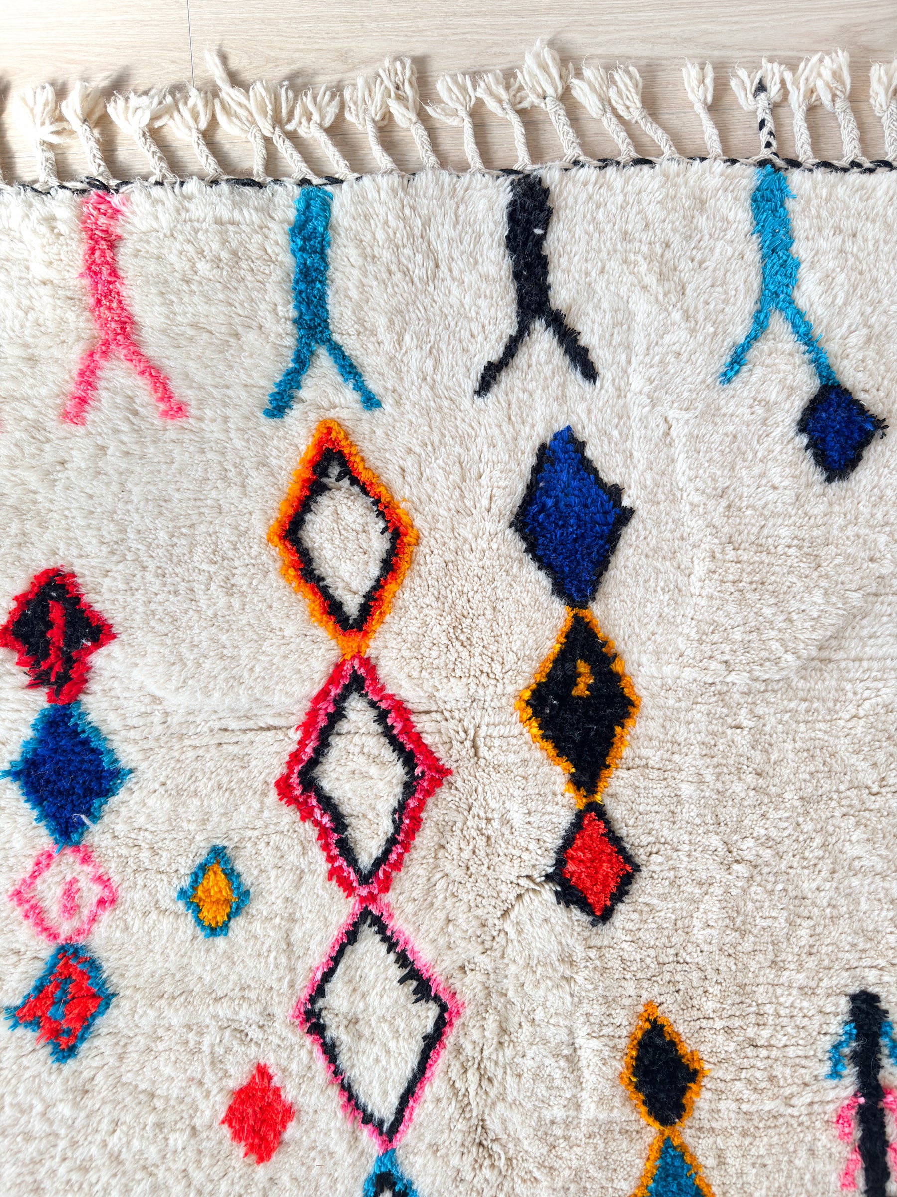 Bunter Berberteppich 151 x 235 cm - Nr. 2353