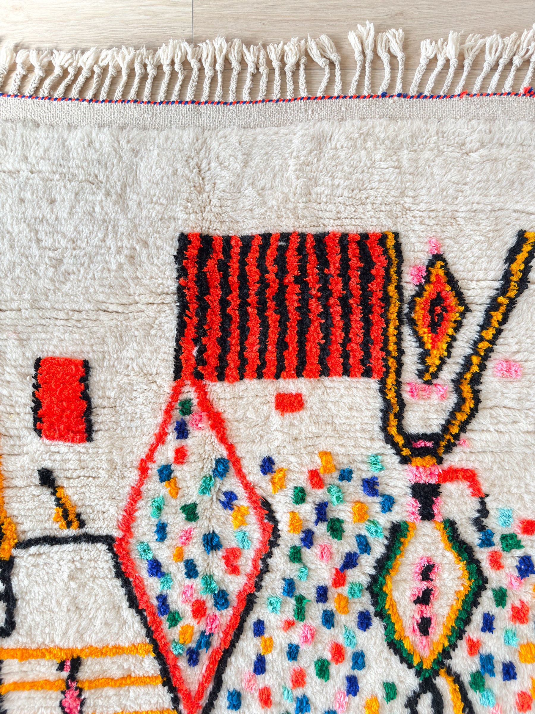 Bunter Berberteppich 137 x 218 cm - Nr. 2400