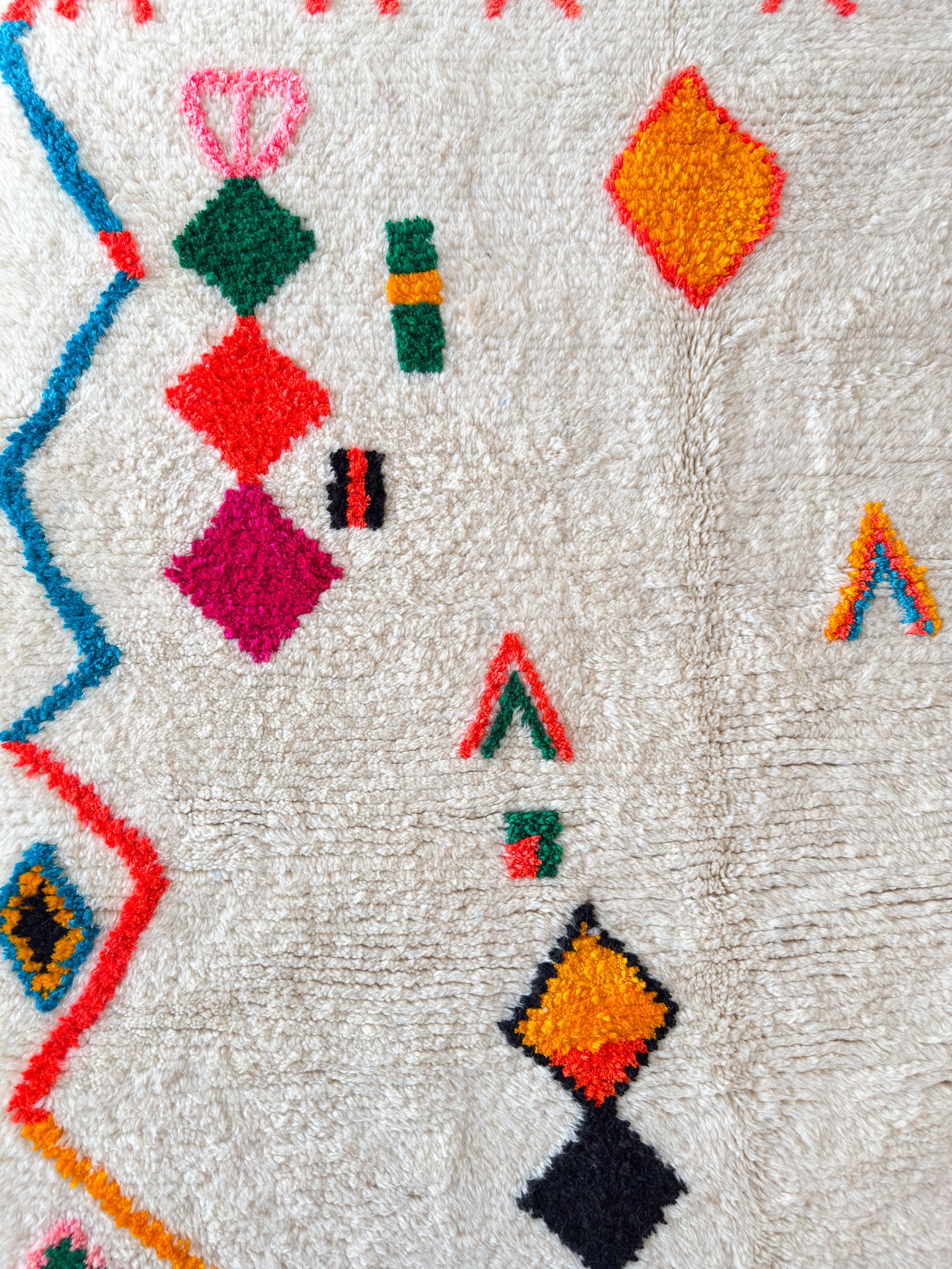 Bunter Berberteppich 150 x 223 cm - Nr. 2379