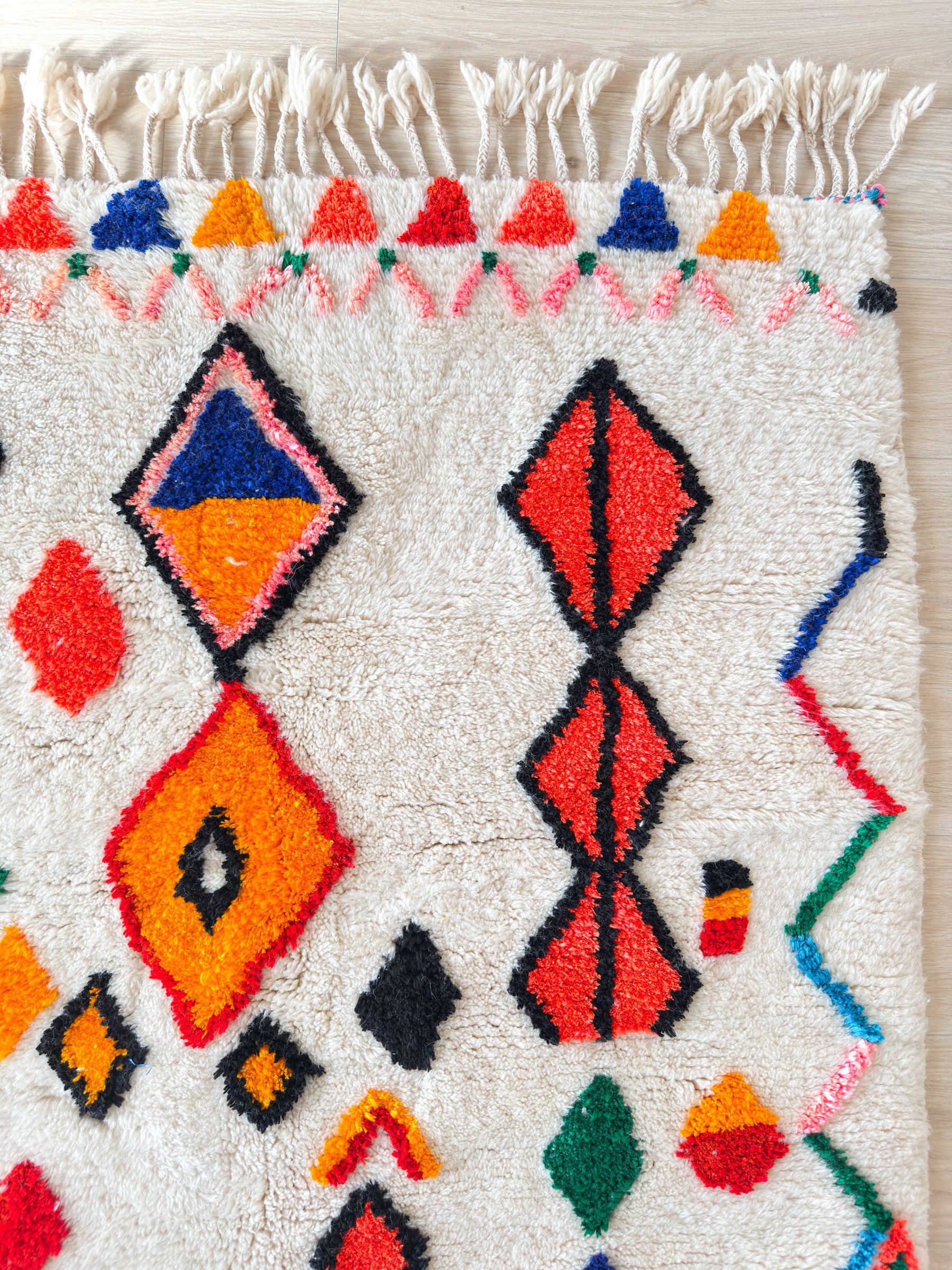 Colorful Berber rug 123 x 210 cm - No. 2375