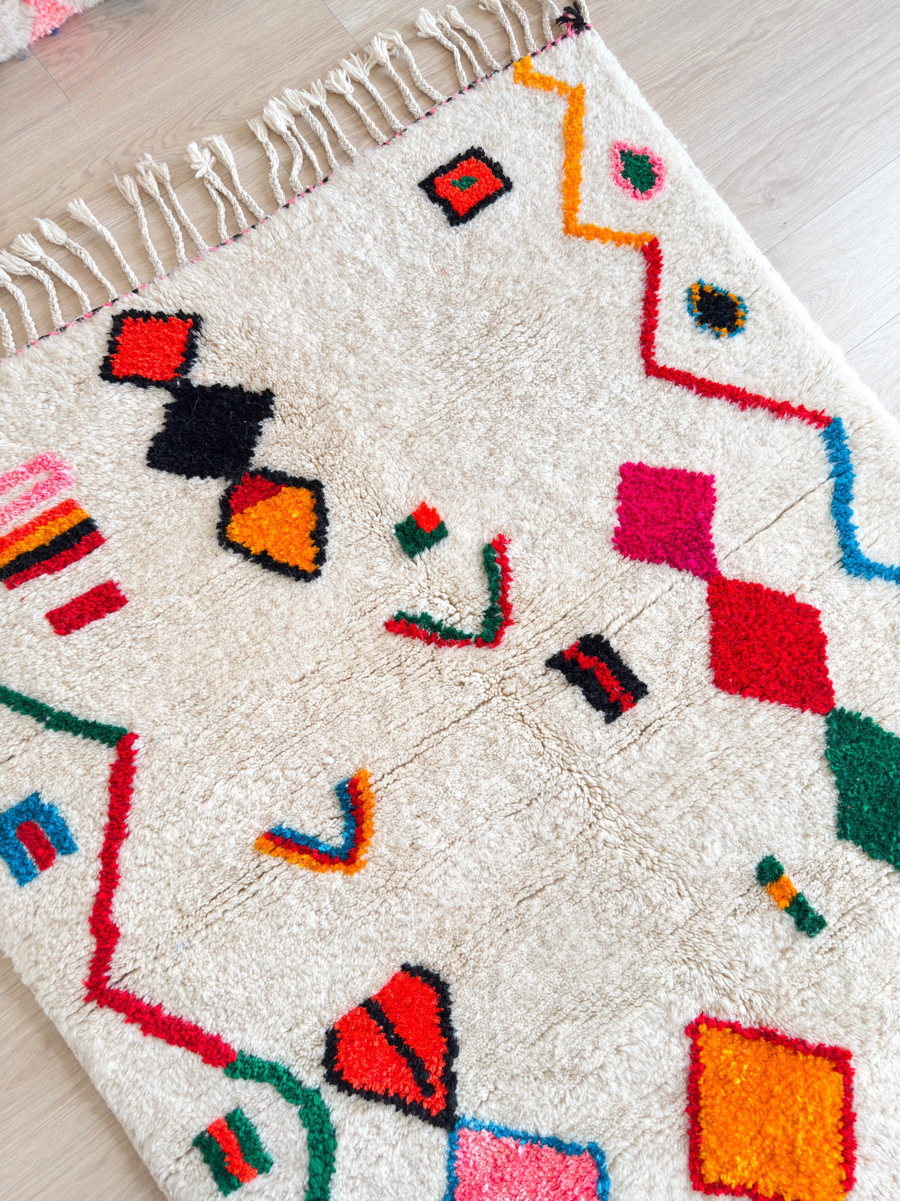 Colorful Berber rug 141 x 231 cm - No. 2359