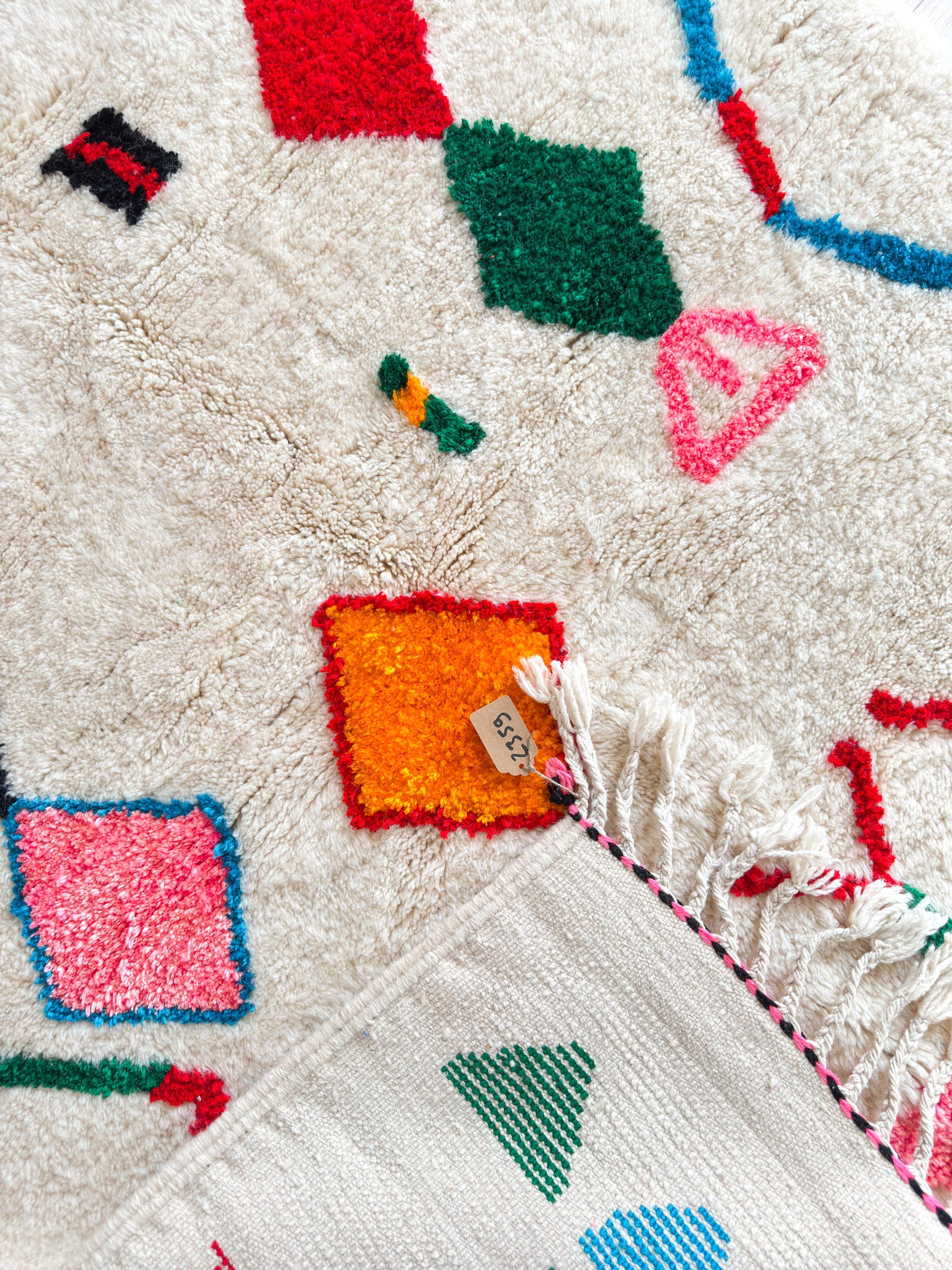 Colorful Berber rug 141 x 231 cm - No. 2359