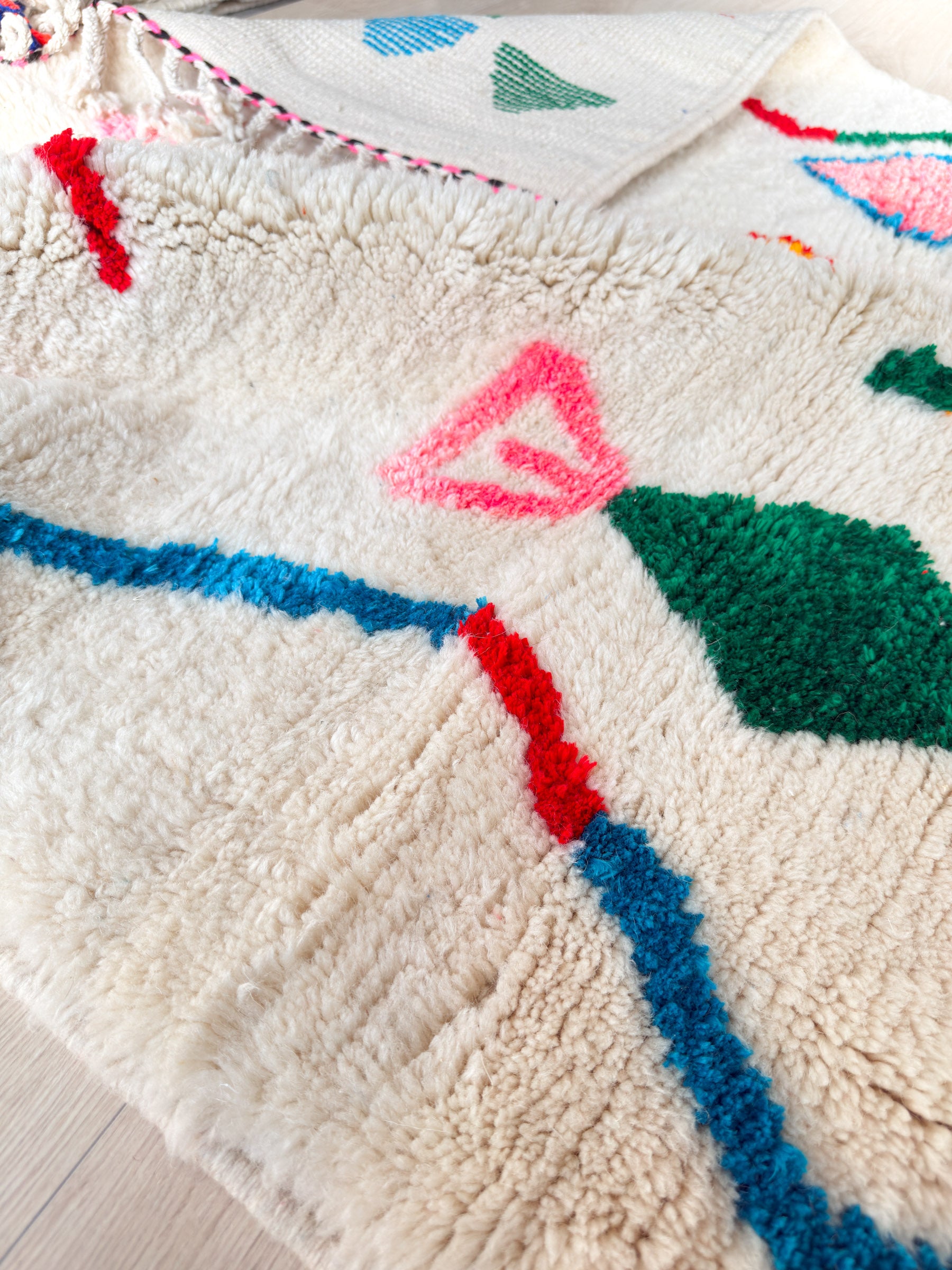 Colorful Berber rug 141 x 231 cm - No. 2359