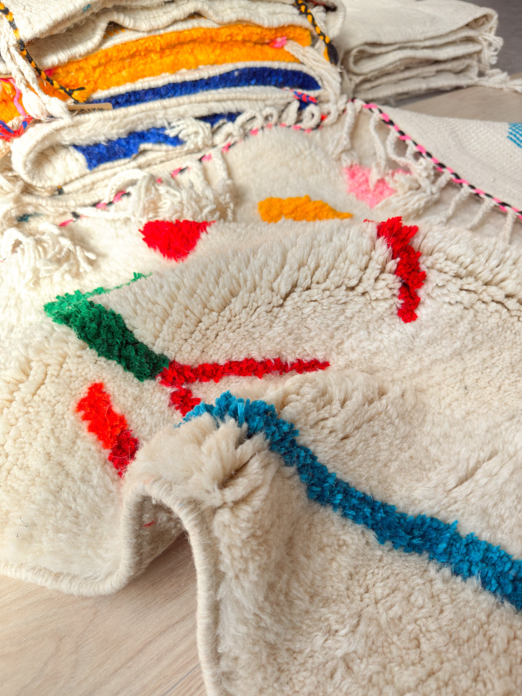 Colorful Berber rug 141 x 231 cm - No. 2359