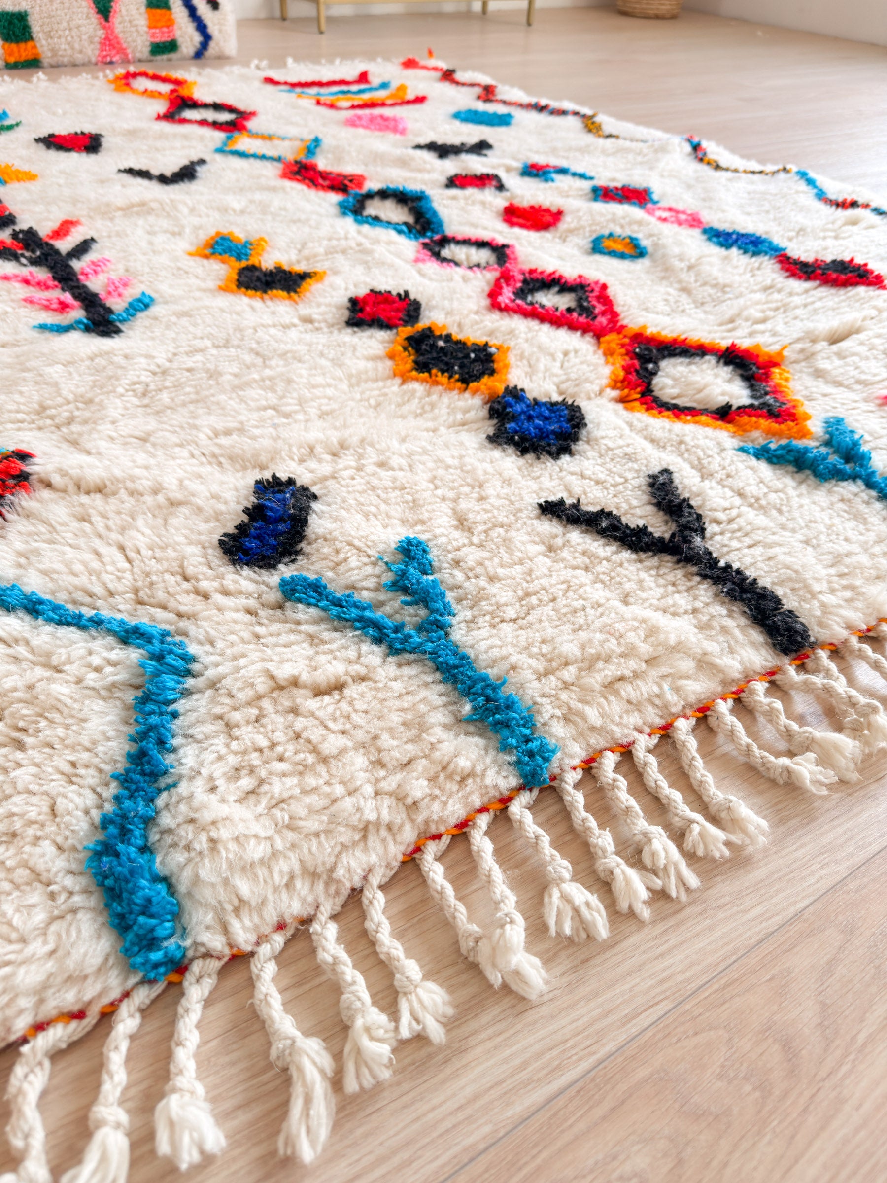 Tapis berbère coloré 150 x 217 cm - n°2442