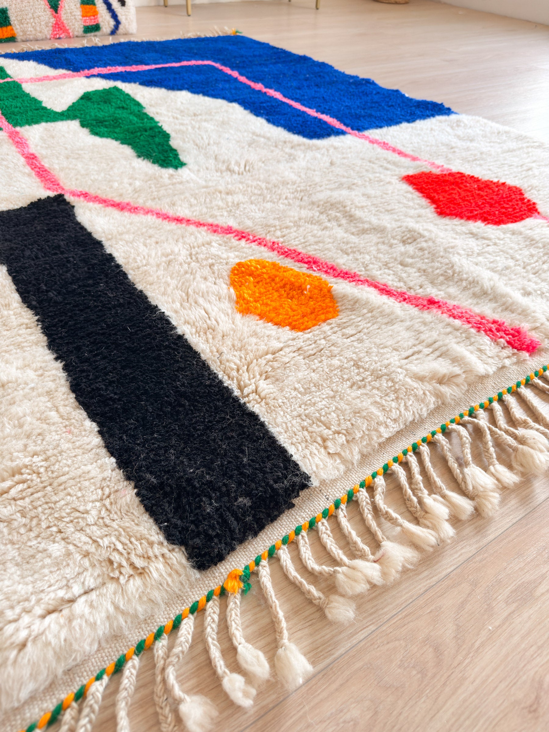 Tapis berbère coloré 156 x 220 cm - n°2448