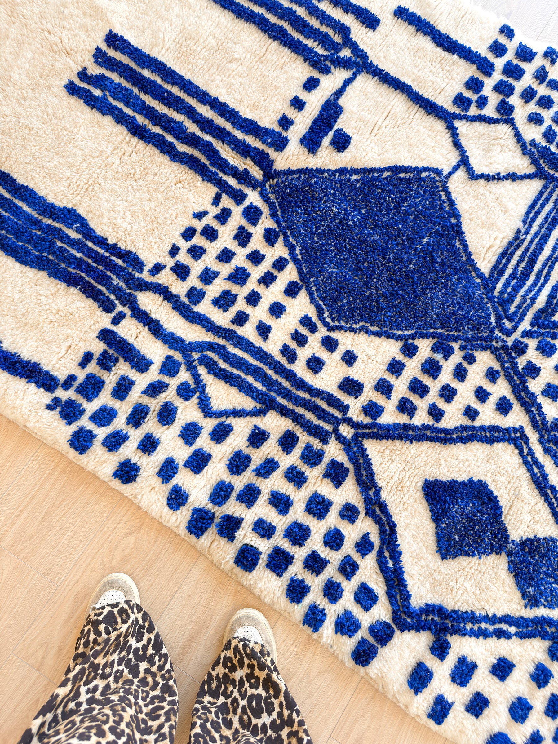 Tapis berbère coloré 146 x 240 cm - n°2409