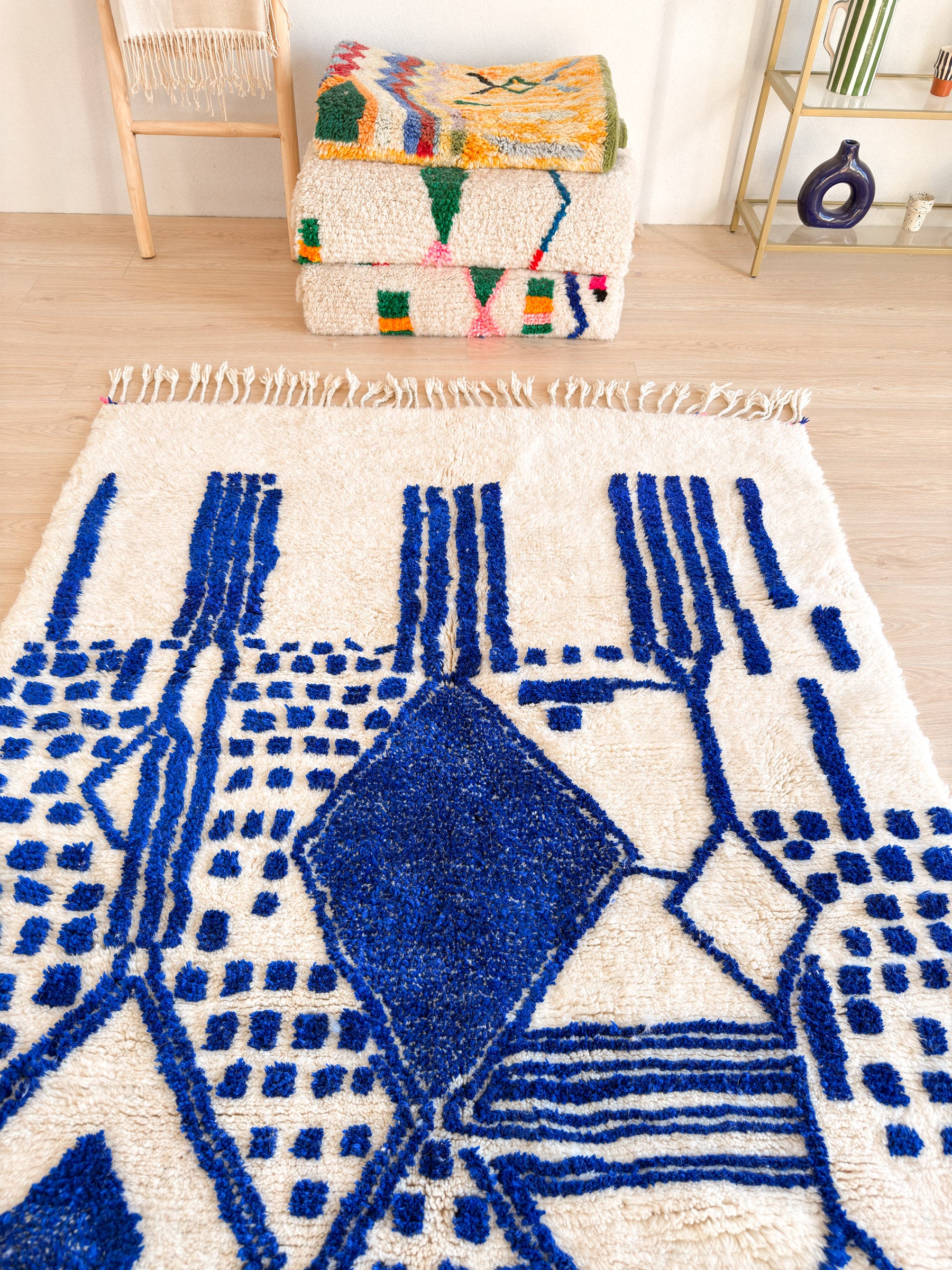 Tapis berbère coloré 146 x 240 cm - n°2409