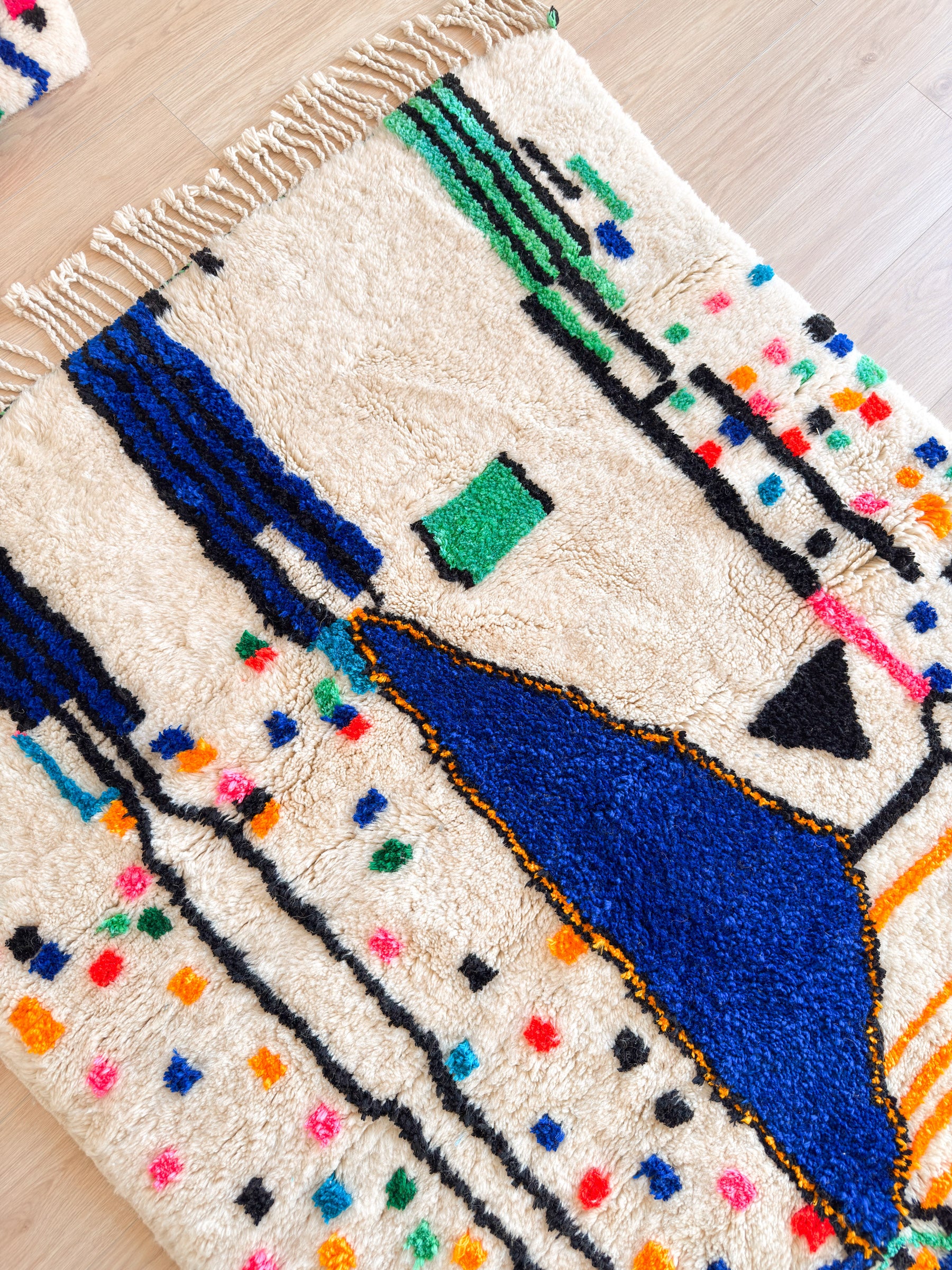 Tapis berbère coloré 148 x 229 cm - n°2410