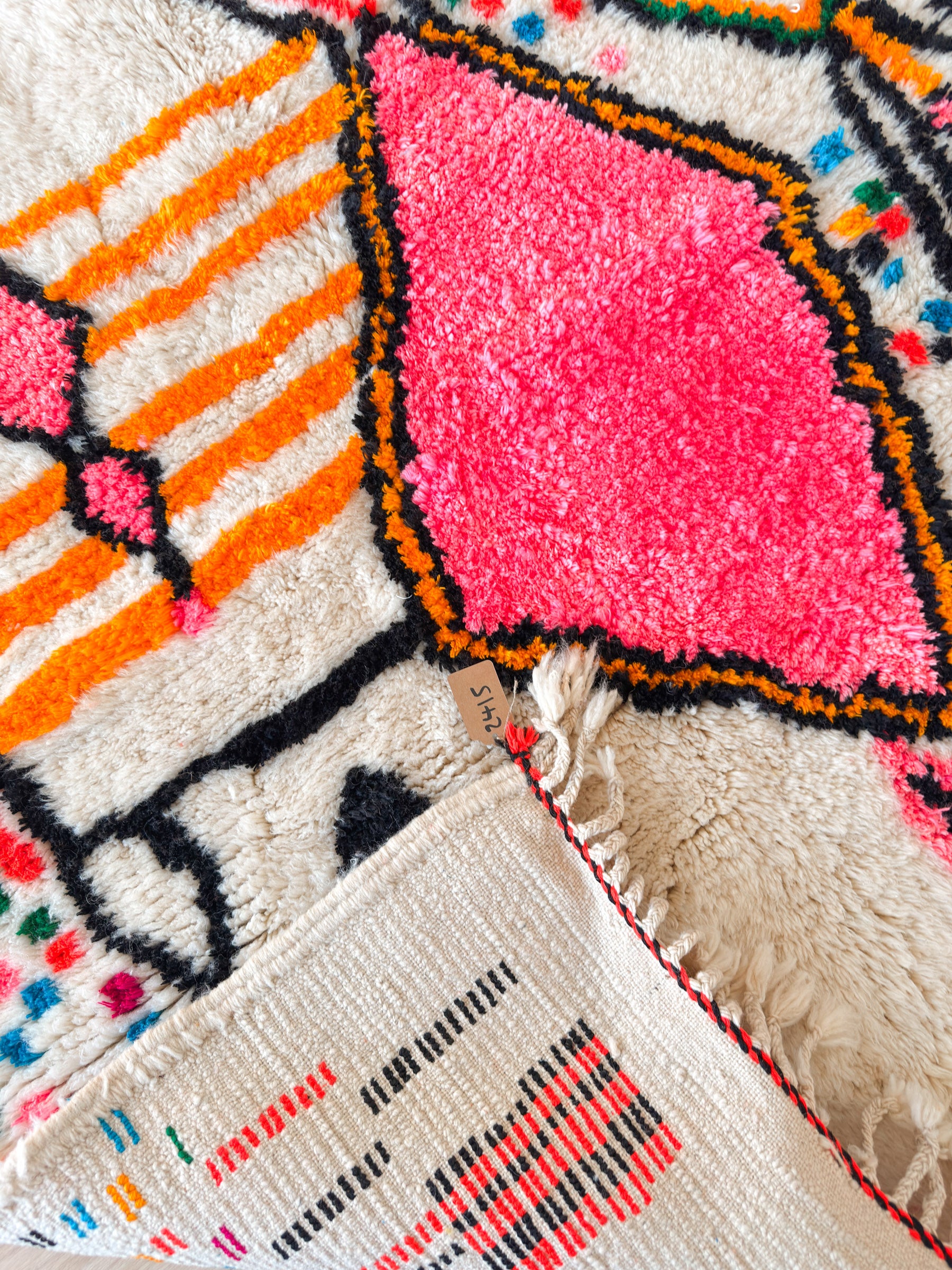 Tapis berbère coloré 148 x 225 cm - n°2415