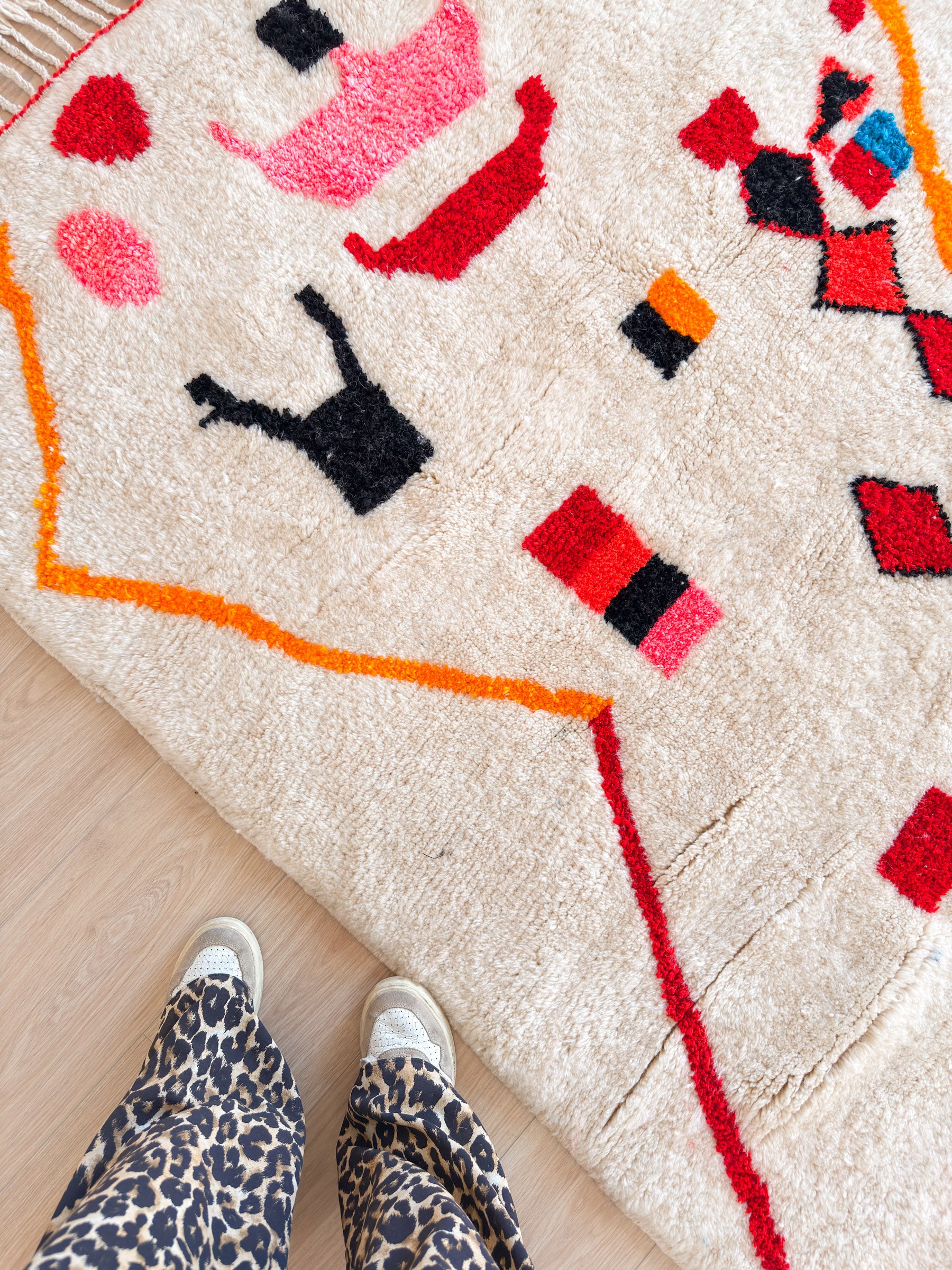 Tapis berbère coloré 149 x 261 cm - n°2421