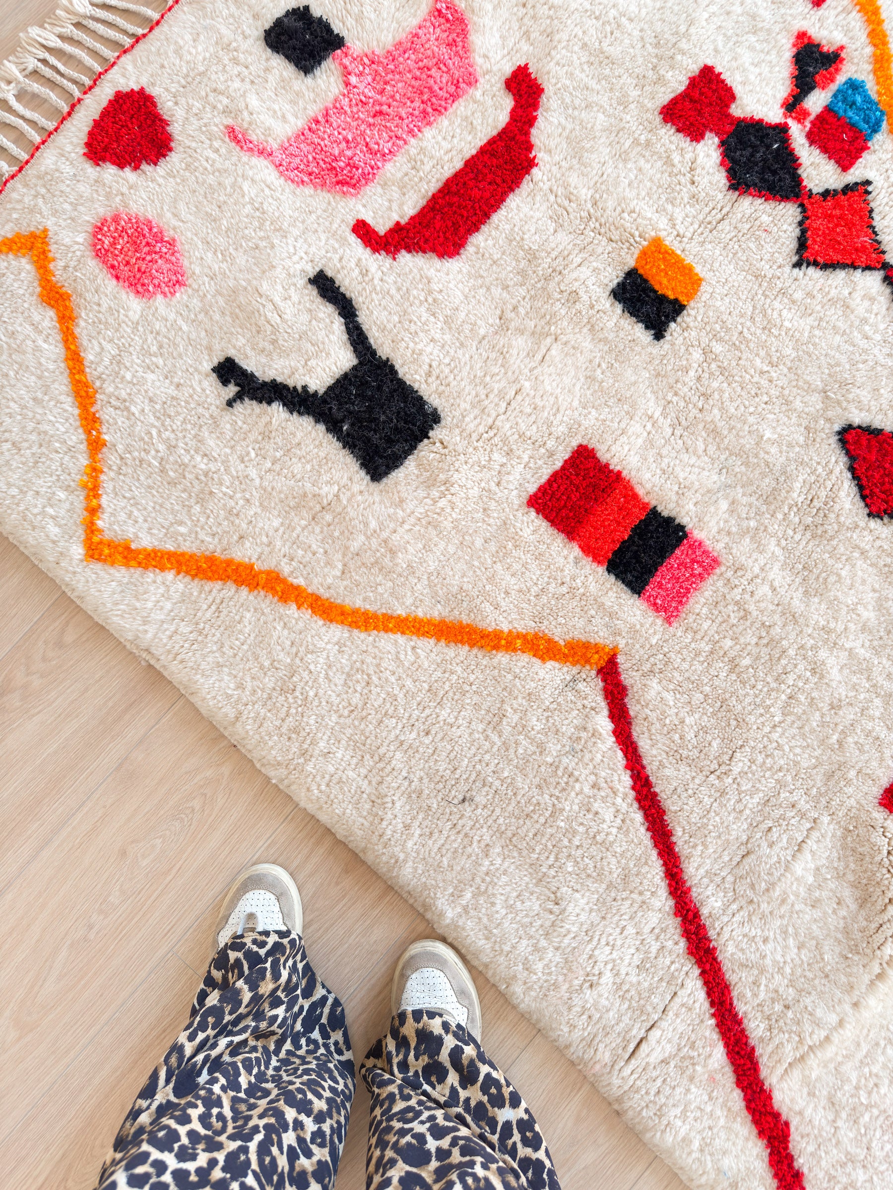 Tapis berbère coloré 149 x 261 cm - n°2421