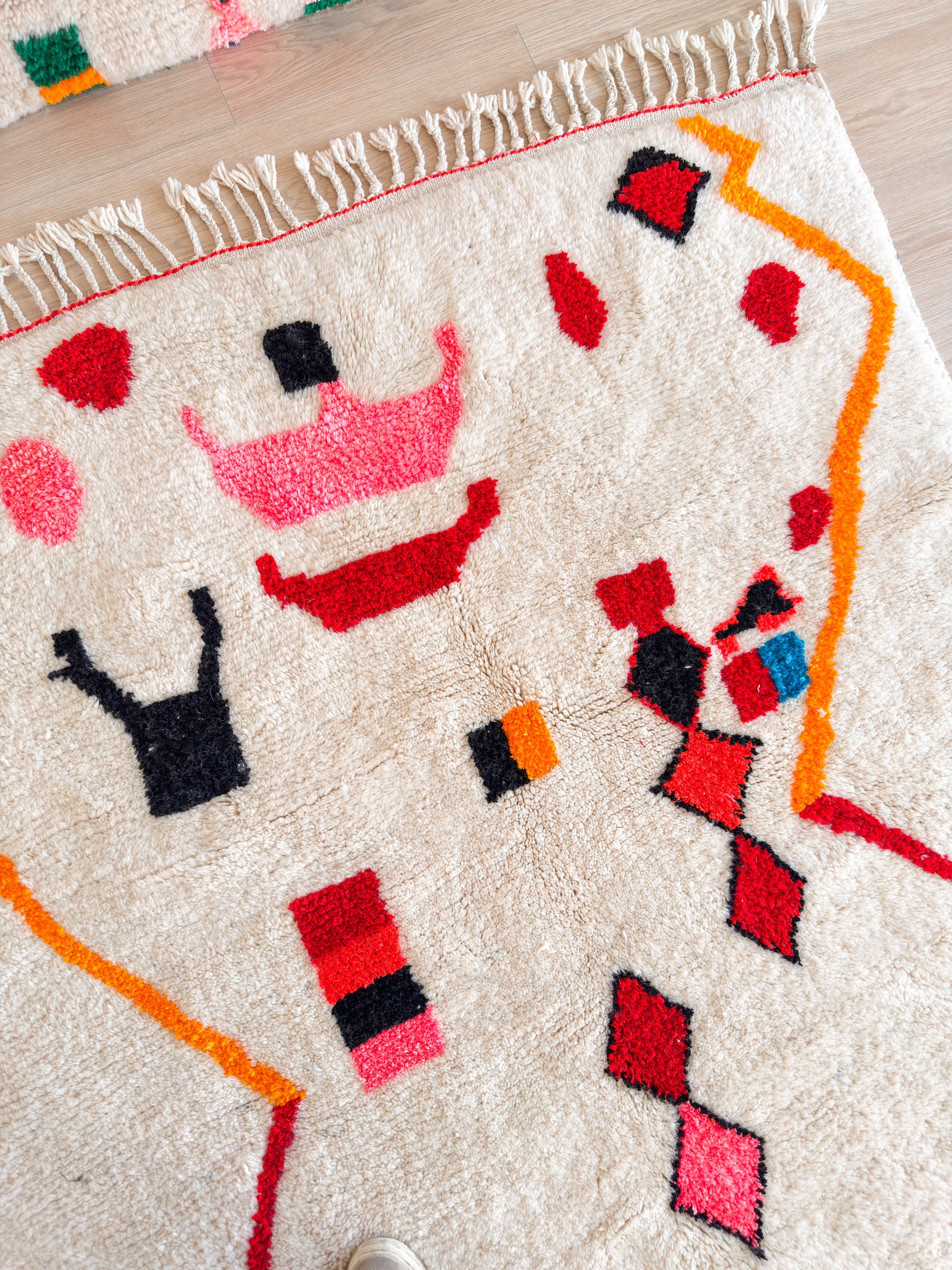 Tapis berbère coloré 149 x 261 cm - n°2421