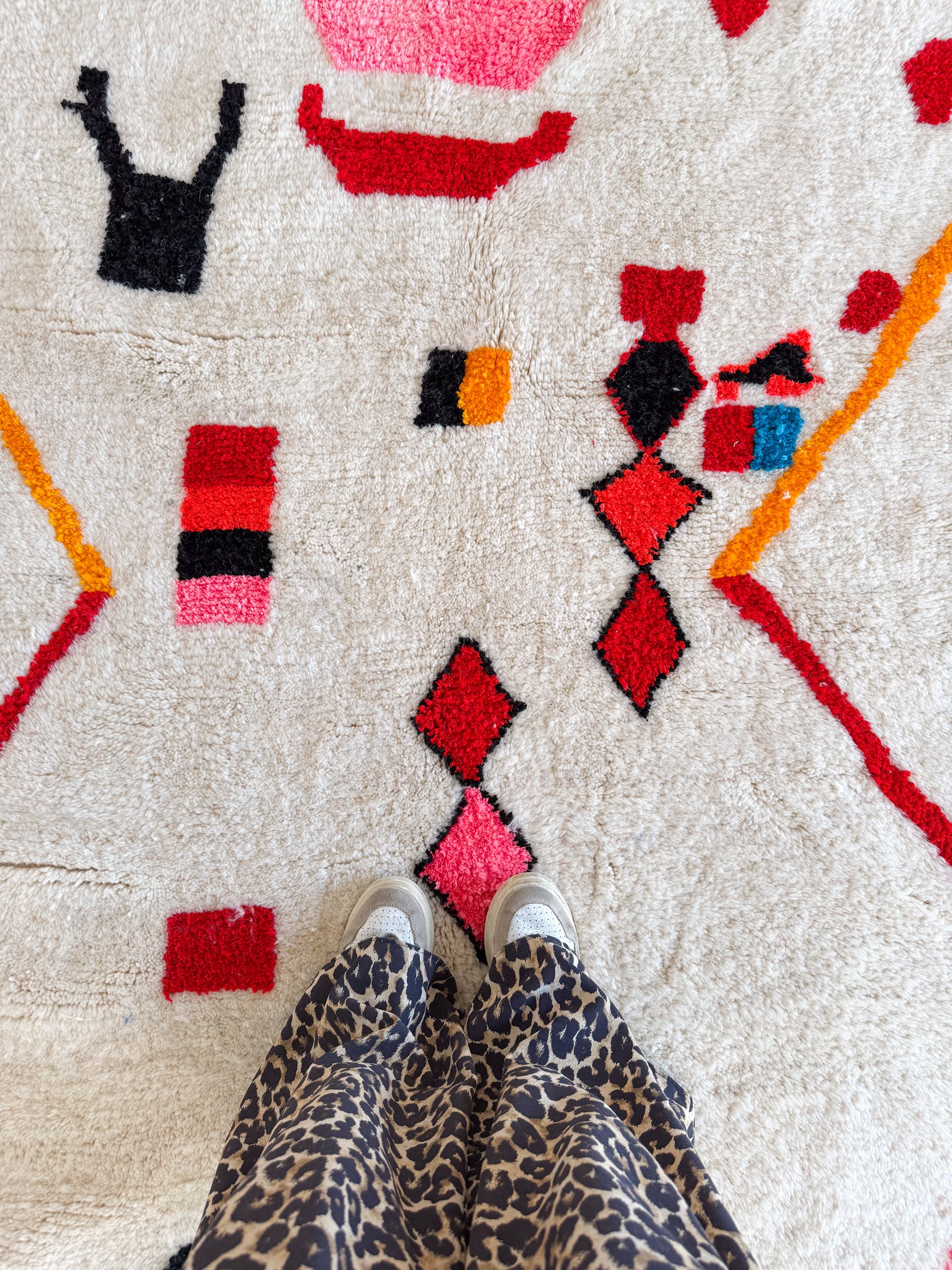 Tapis berbère coloré 149 x 261 cm - n°2421