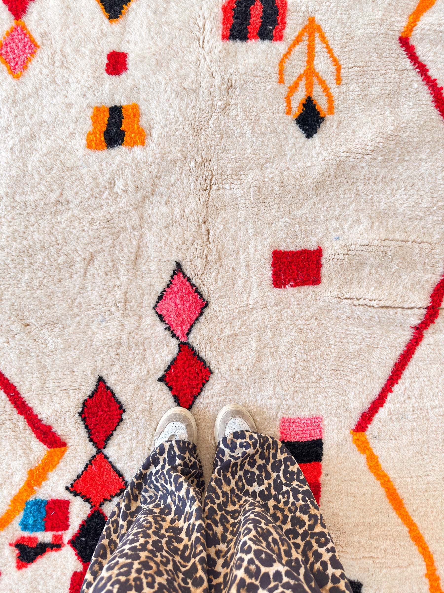 Tapis berbère coloré 149 x 261 cm - n°2421