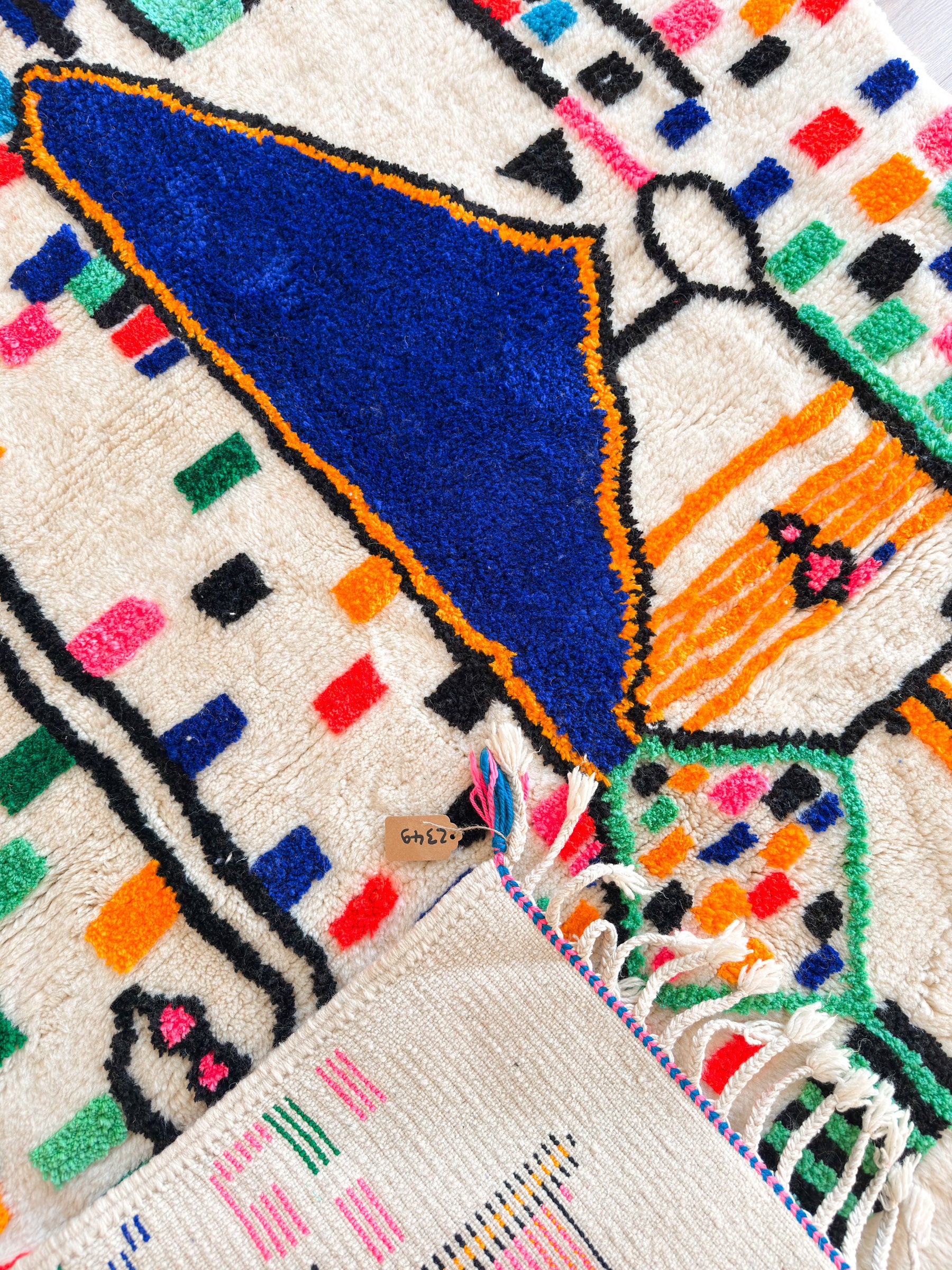 Tapis berbère coloré 148 x 214 cm - n°2349