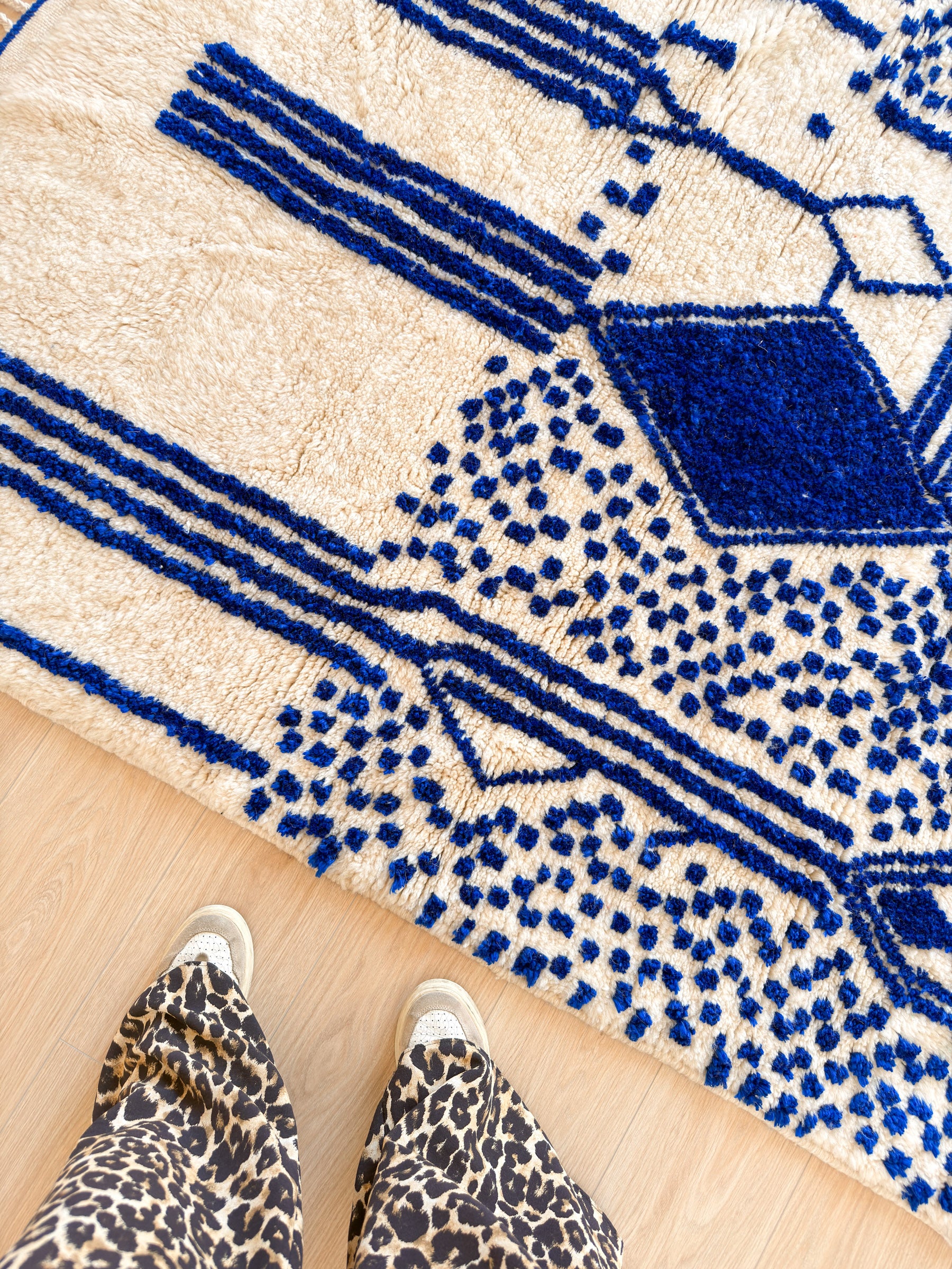 Tapis berbère coloré 147 x 207 cm - n°2416