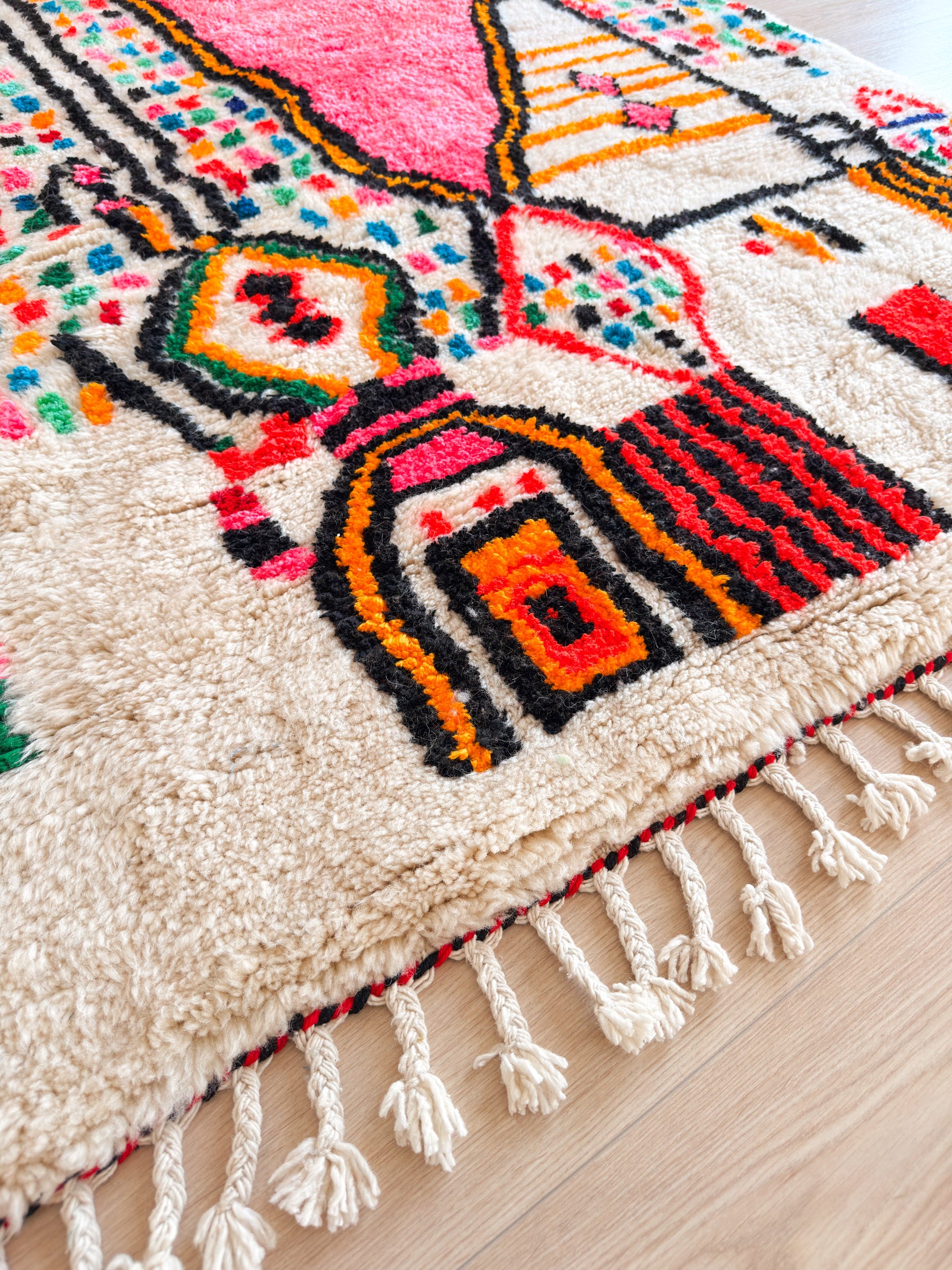 Tapis berbère coloré 152 x 241 cm - n°2436