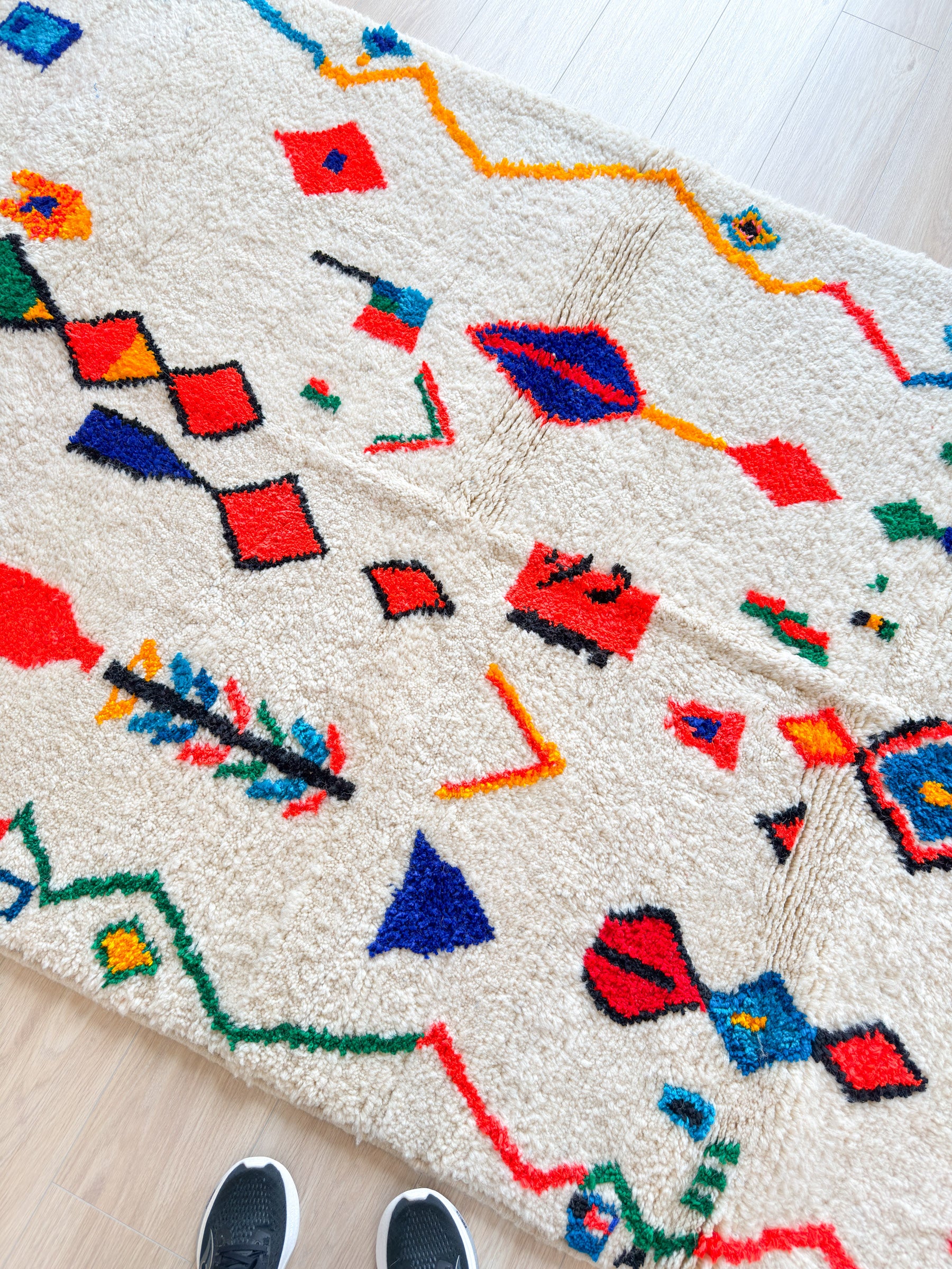 Colorful Berber carpet - n°1506