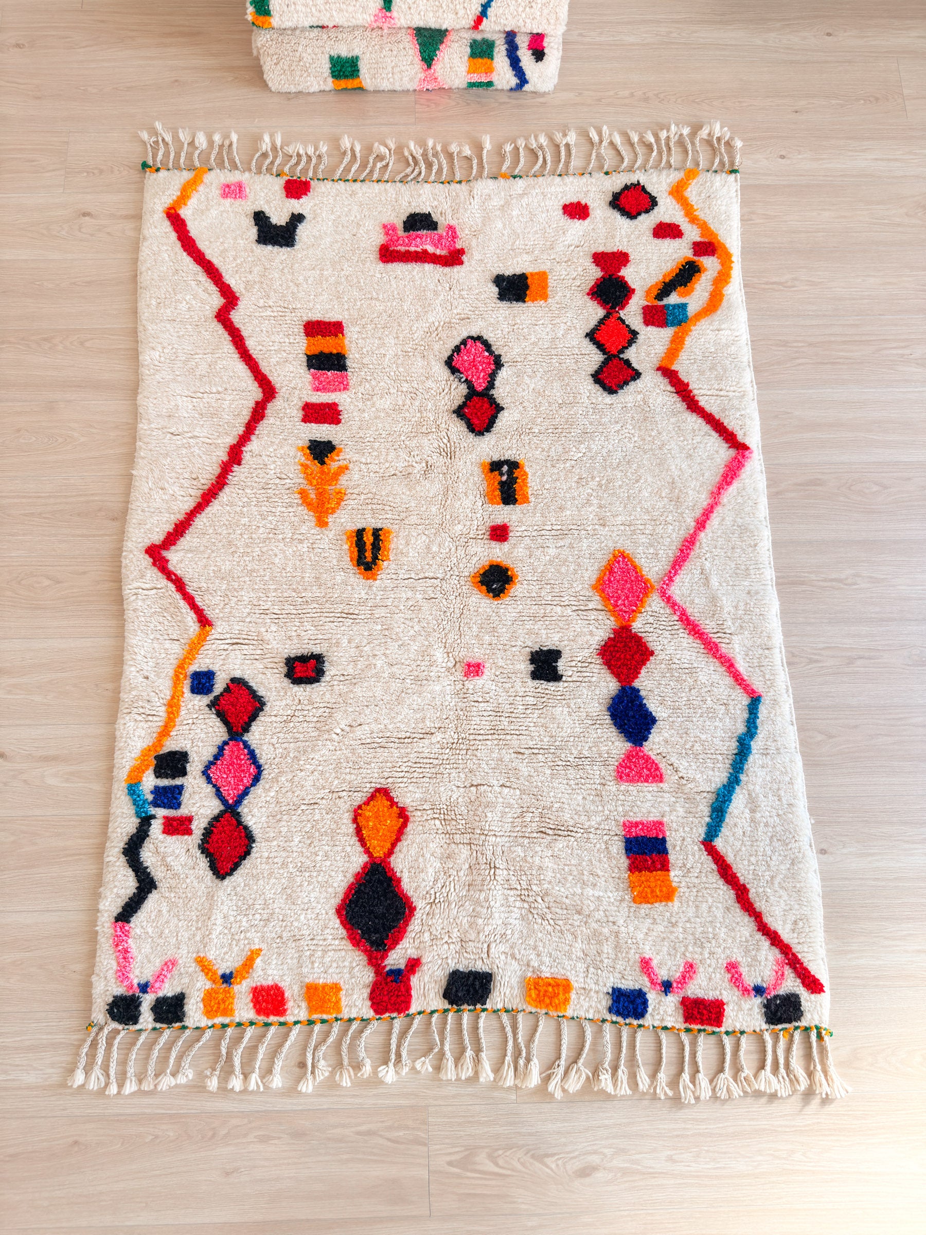 Tapis berbère coloré 147 x 217 cm - n°2443