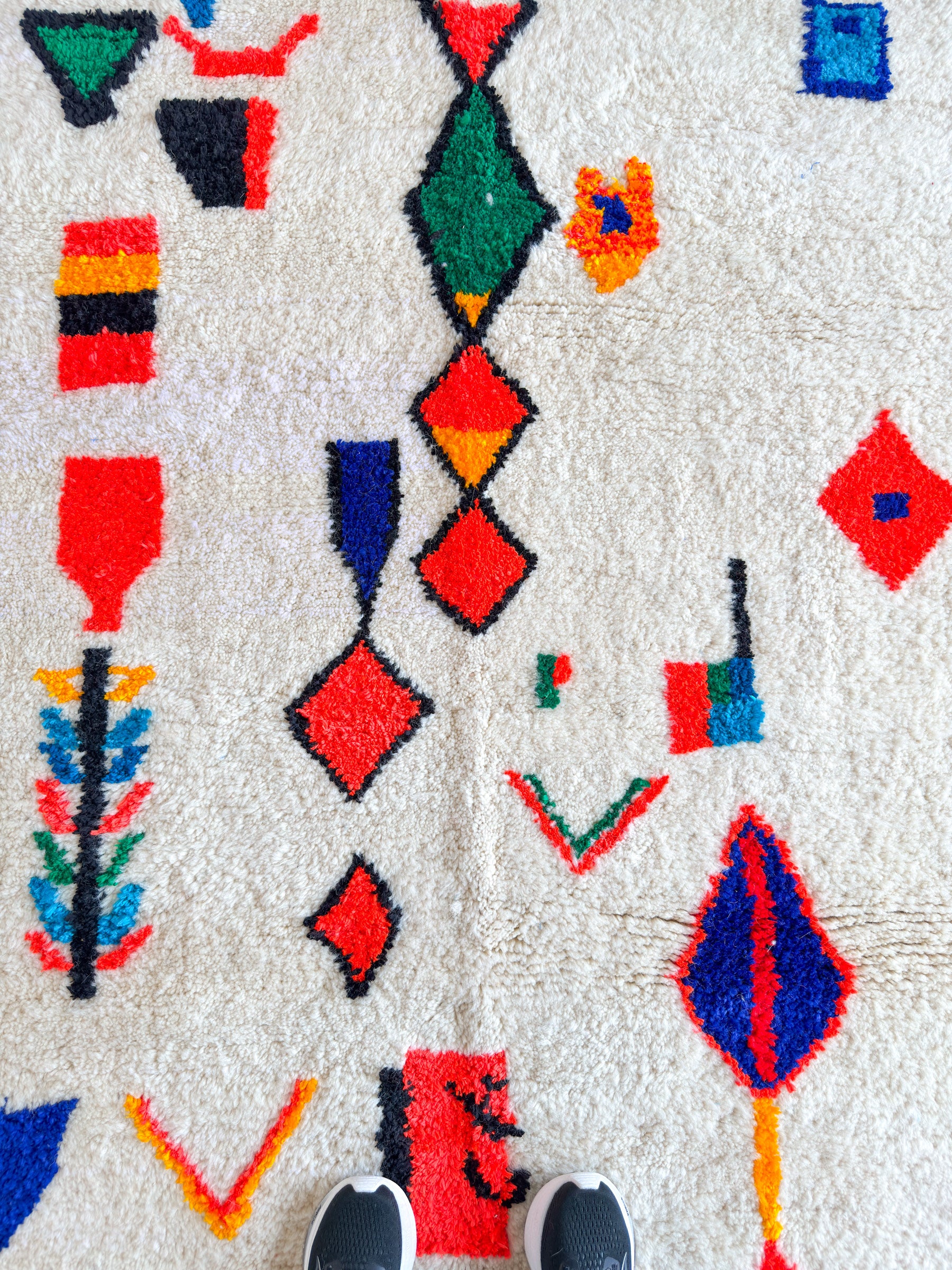 Colorful Berber carpet - n°1506