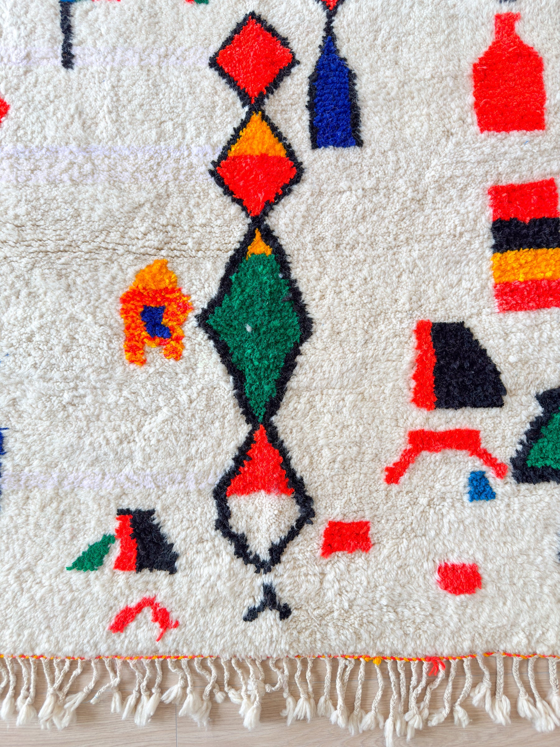 Tapis berbère coloré - n°1506