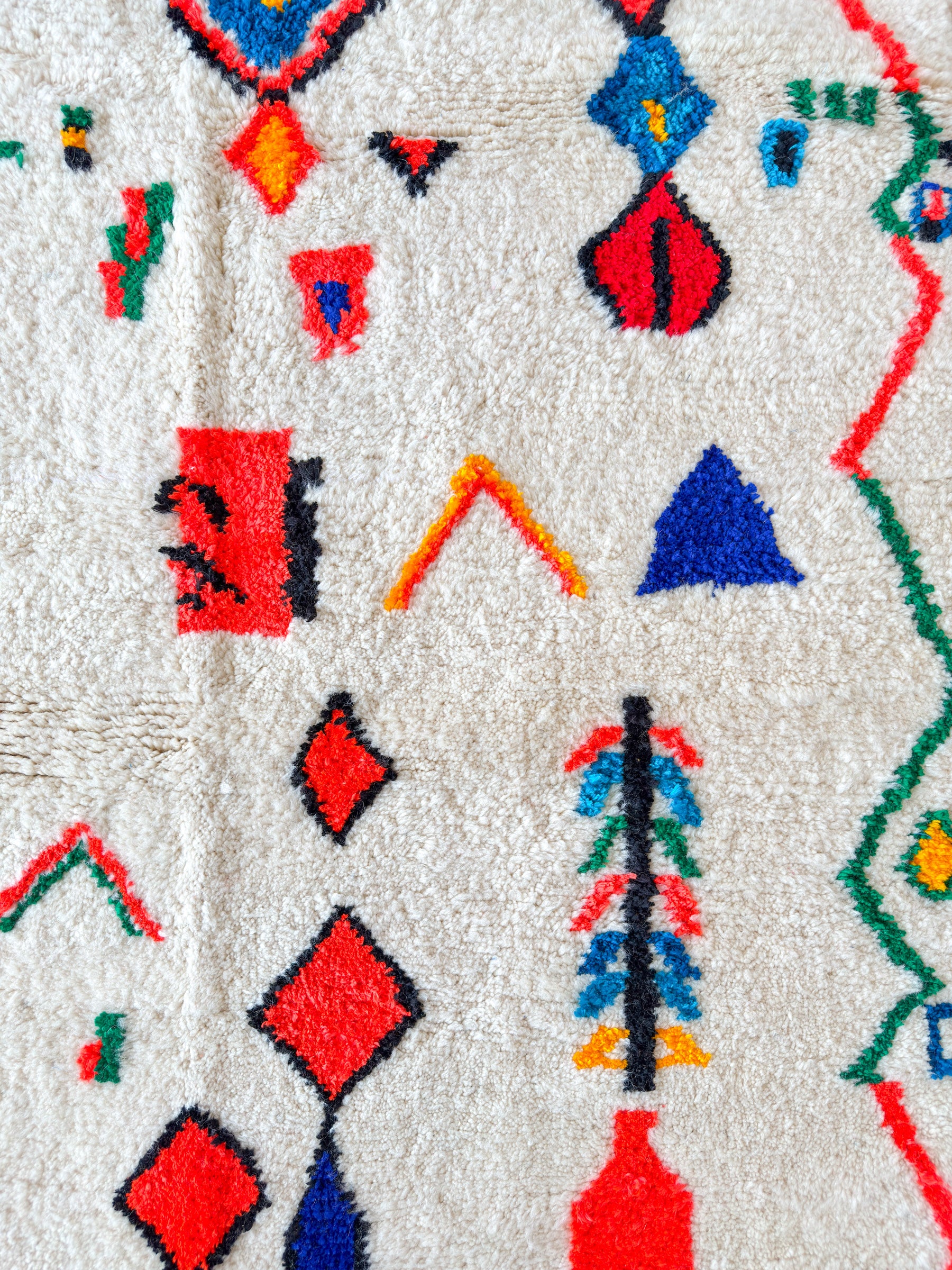 Tapis berbère coloré - n°1506