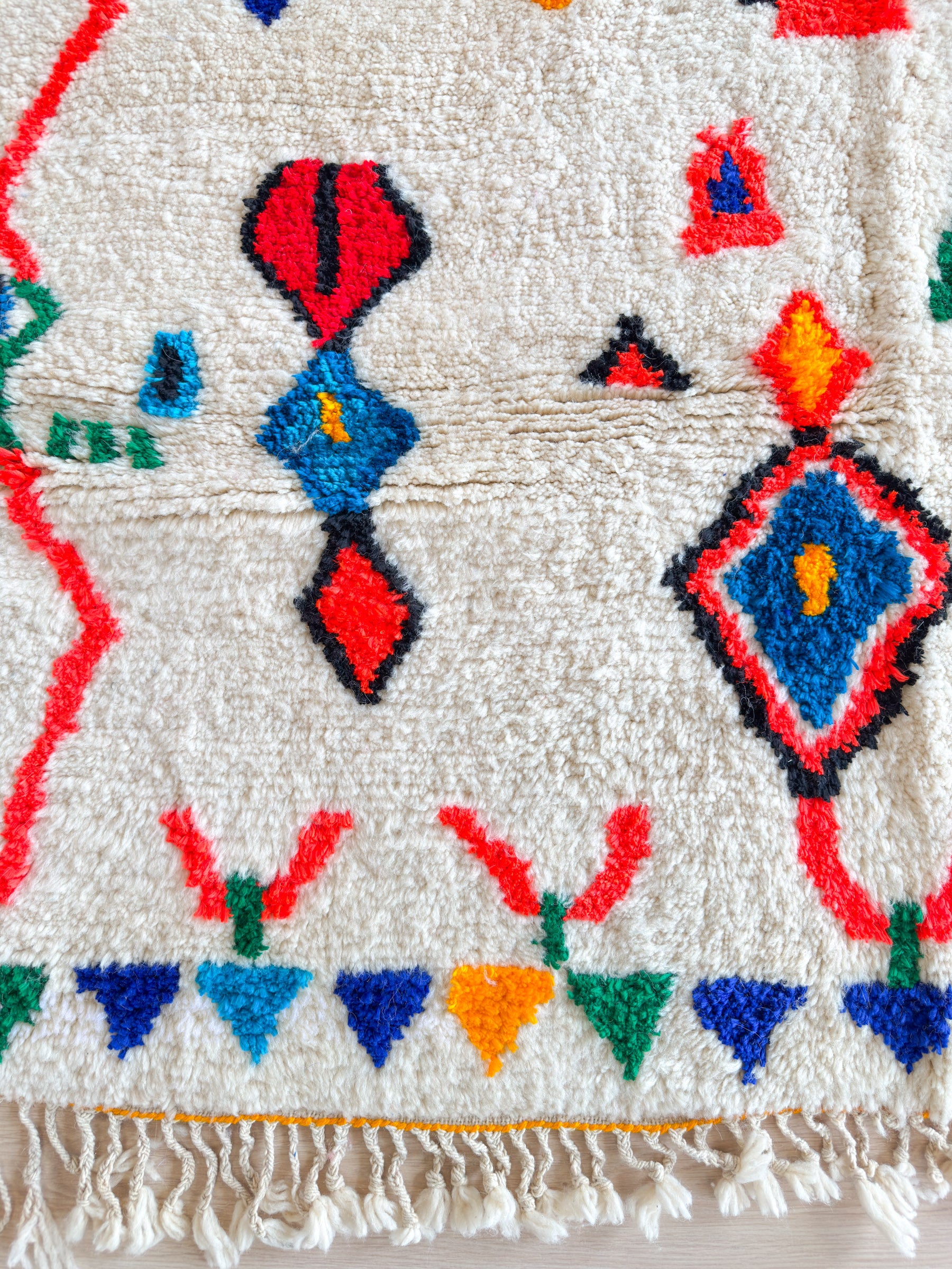 Tapis berbère coloré - n°1506