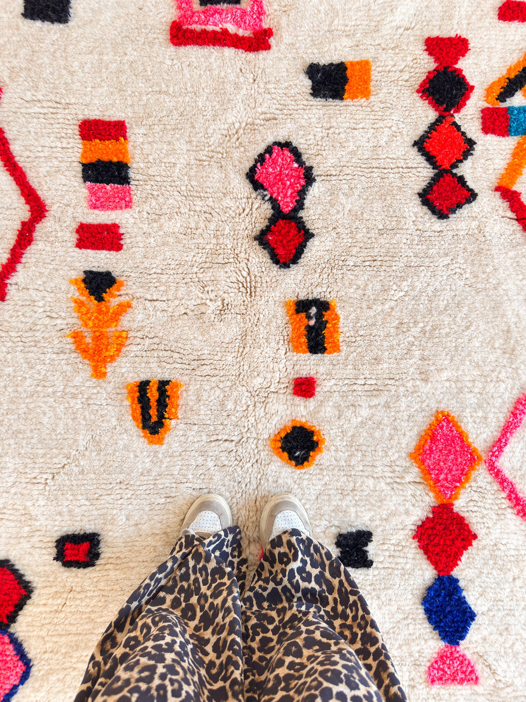 Tapis berbère coloré 147 x 217 cm - n°2443