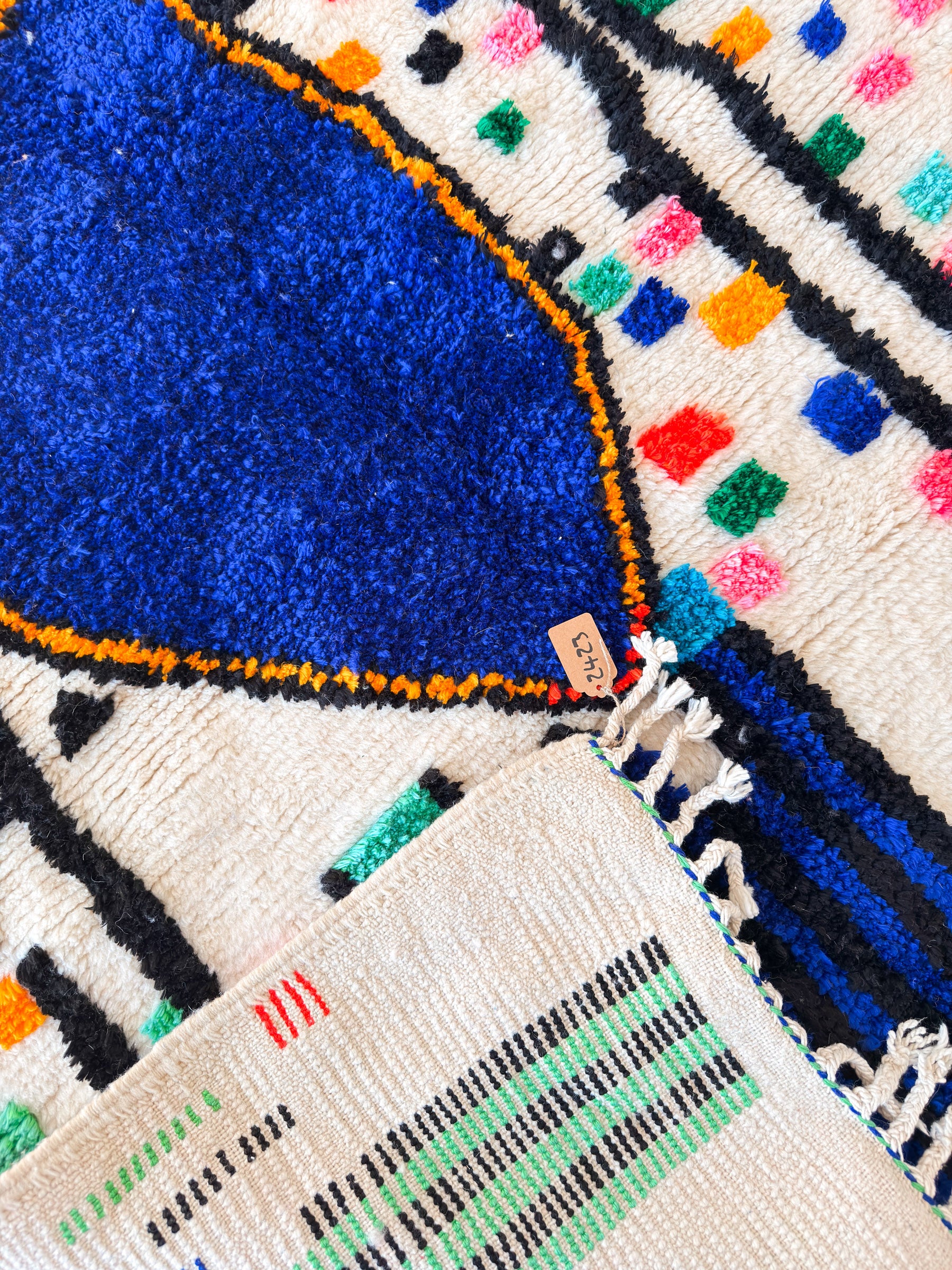 Tapis berbère coloré 142 x 219 cm - n°2423