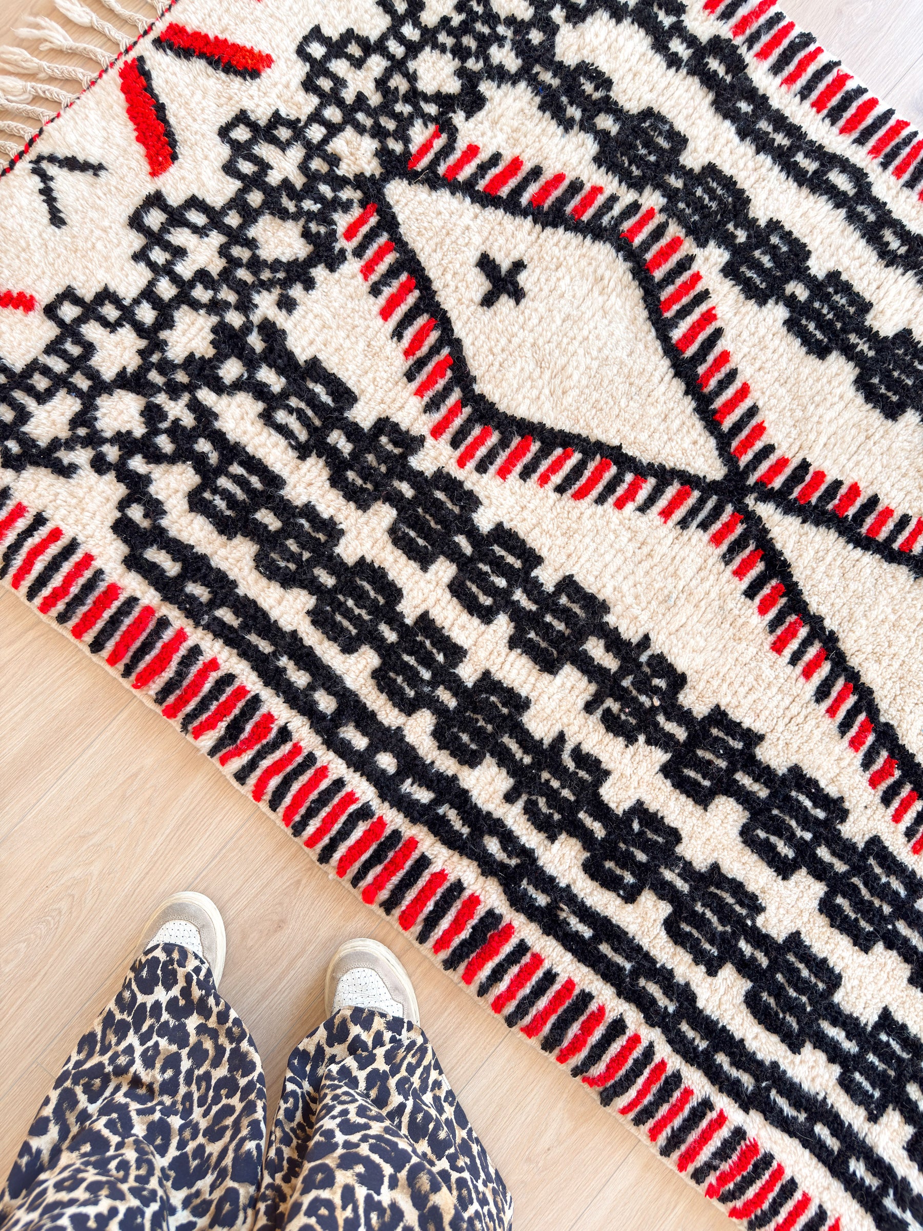 Colorful Berber rug 118 x 194 cm - No. 2392