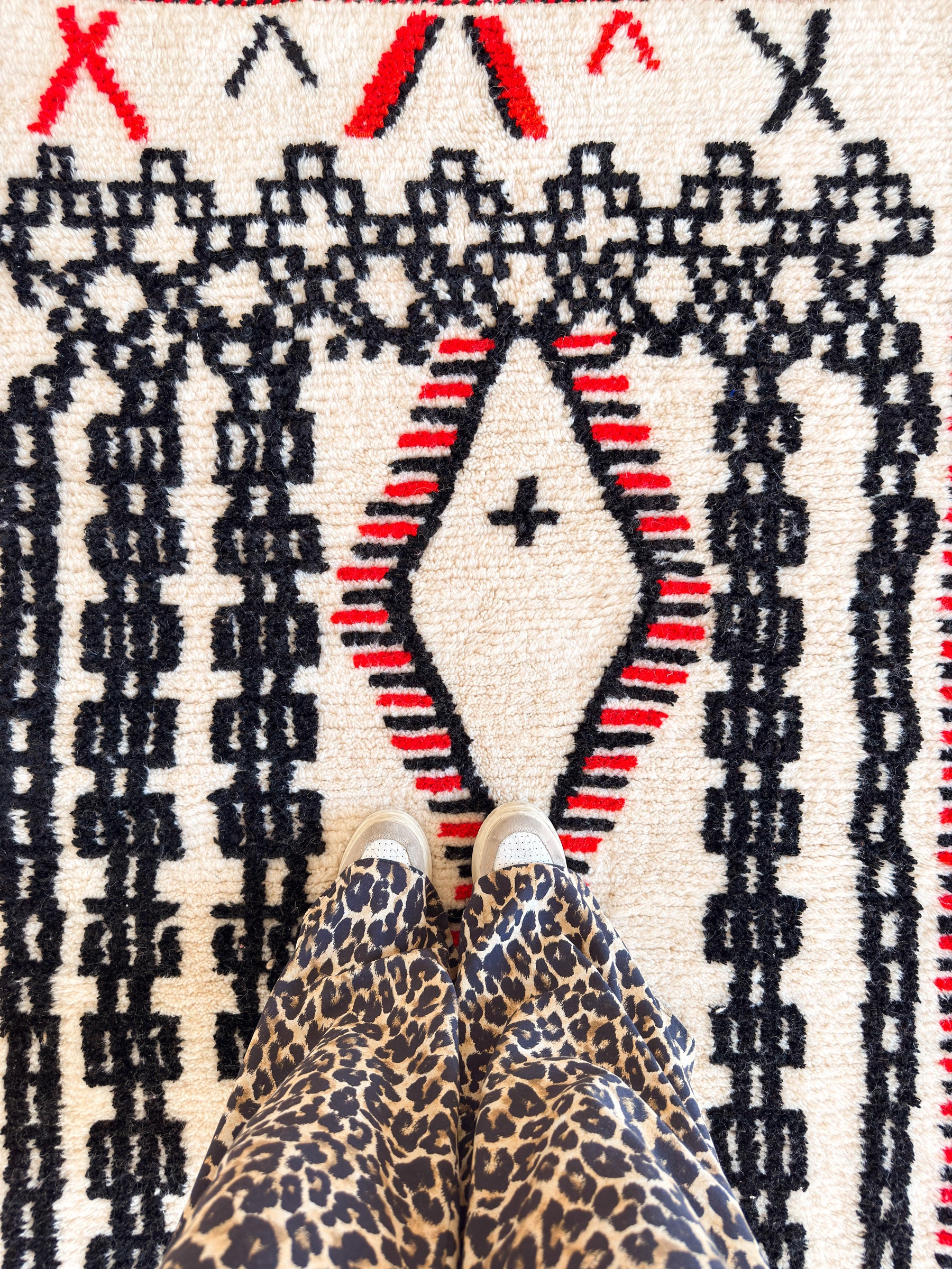 Colorful Berber rug 118 x 194 cm - No. 2392