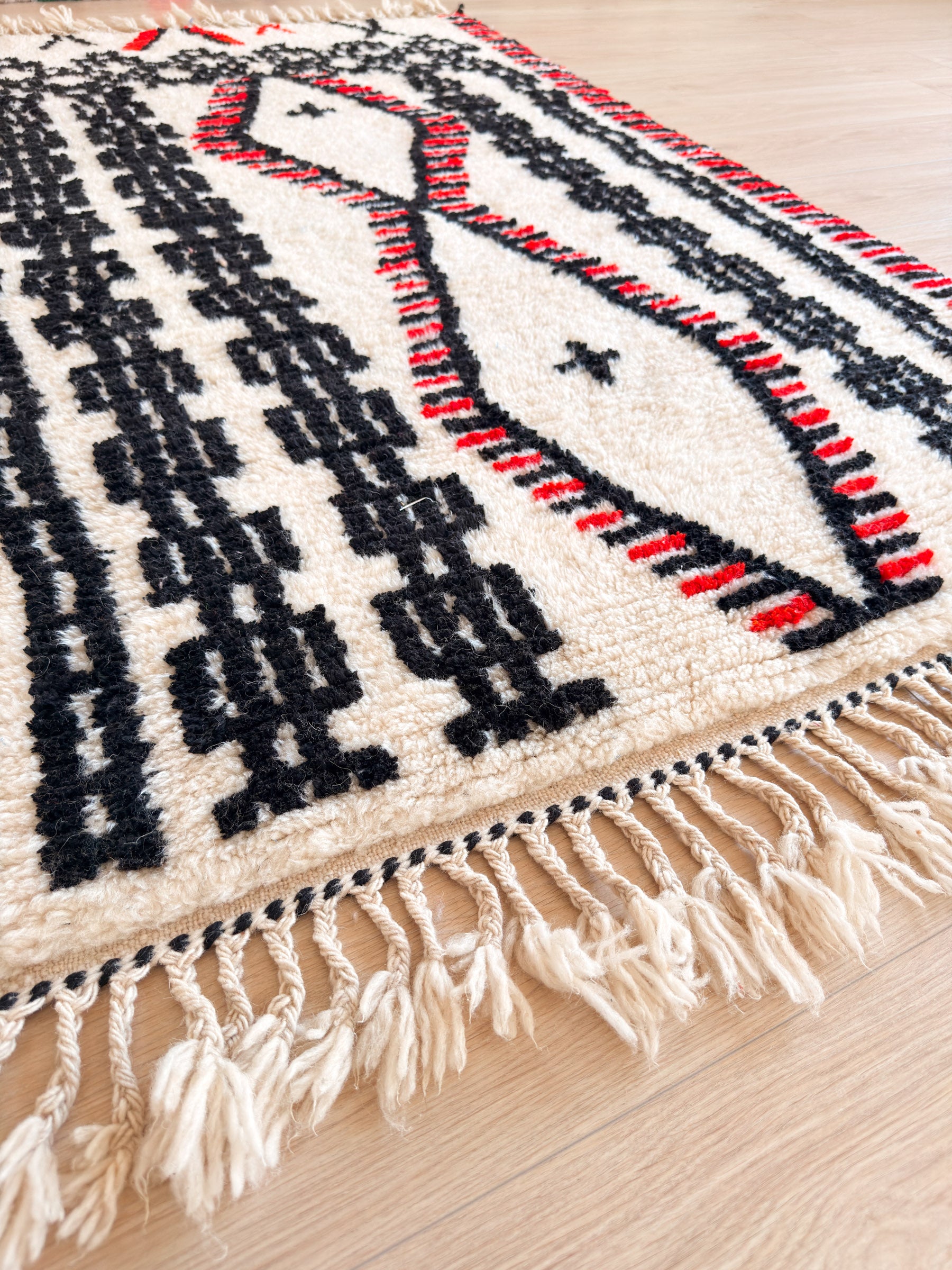 Tapis berbère coloré 118 x 194 cm - n°2392