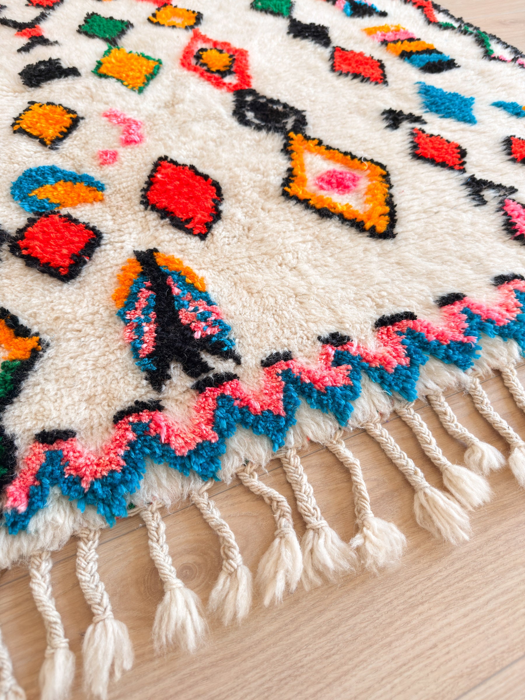 Tapis berbère coloré 104 x 170 cm - n°2444