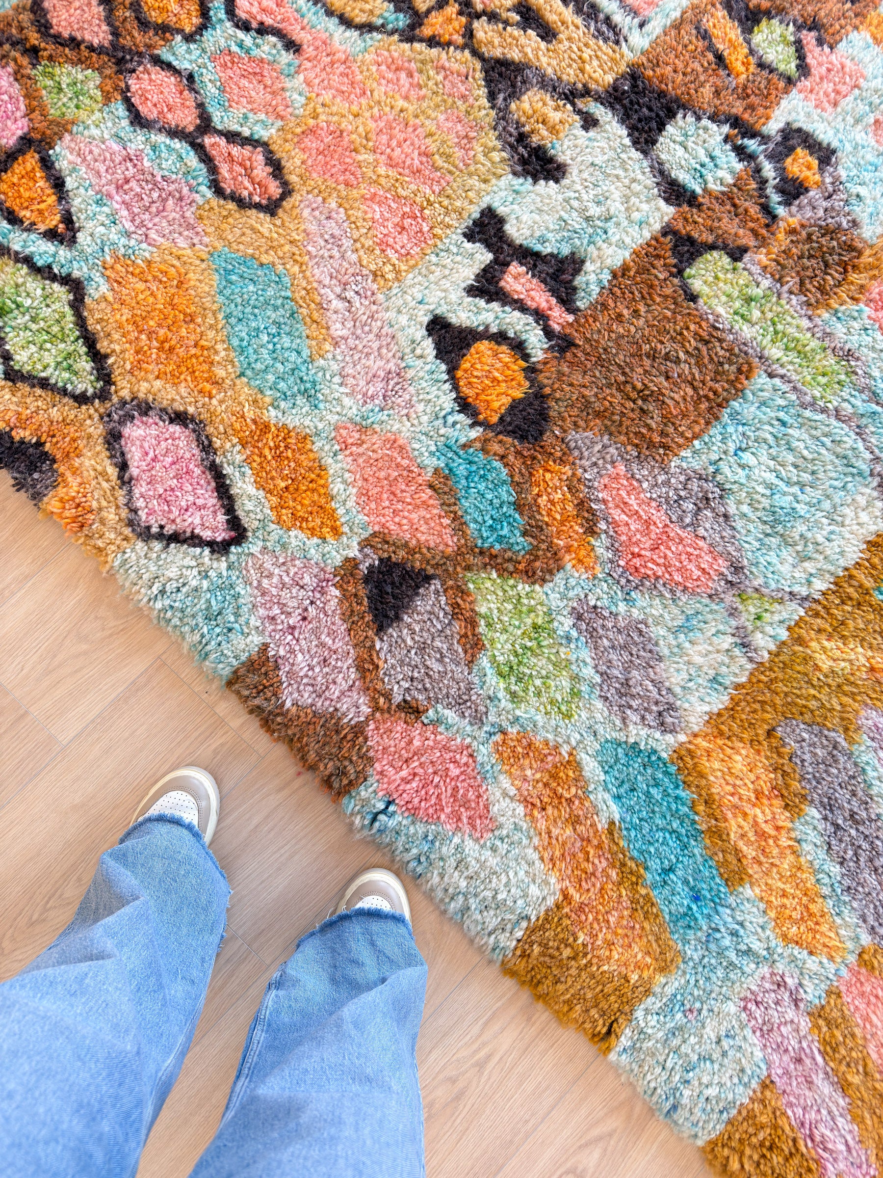 Tapis berbère coloré 208 x 322 cm - n°2089