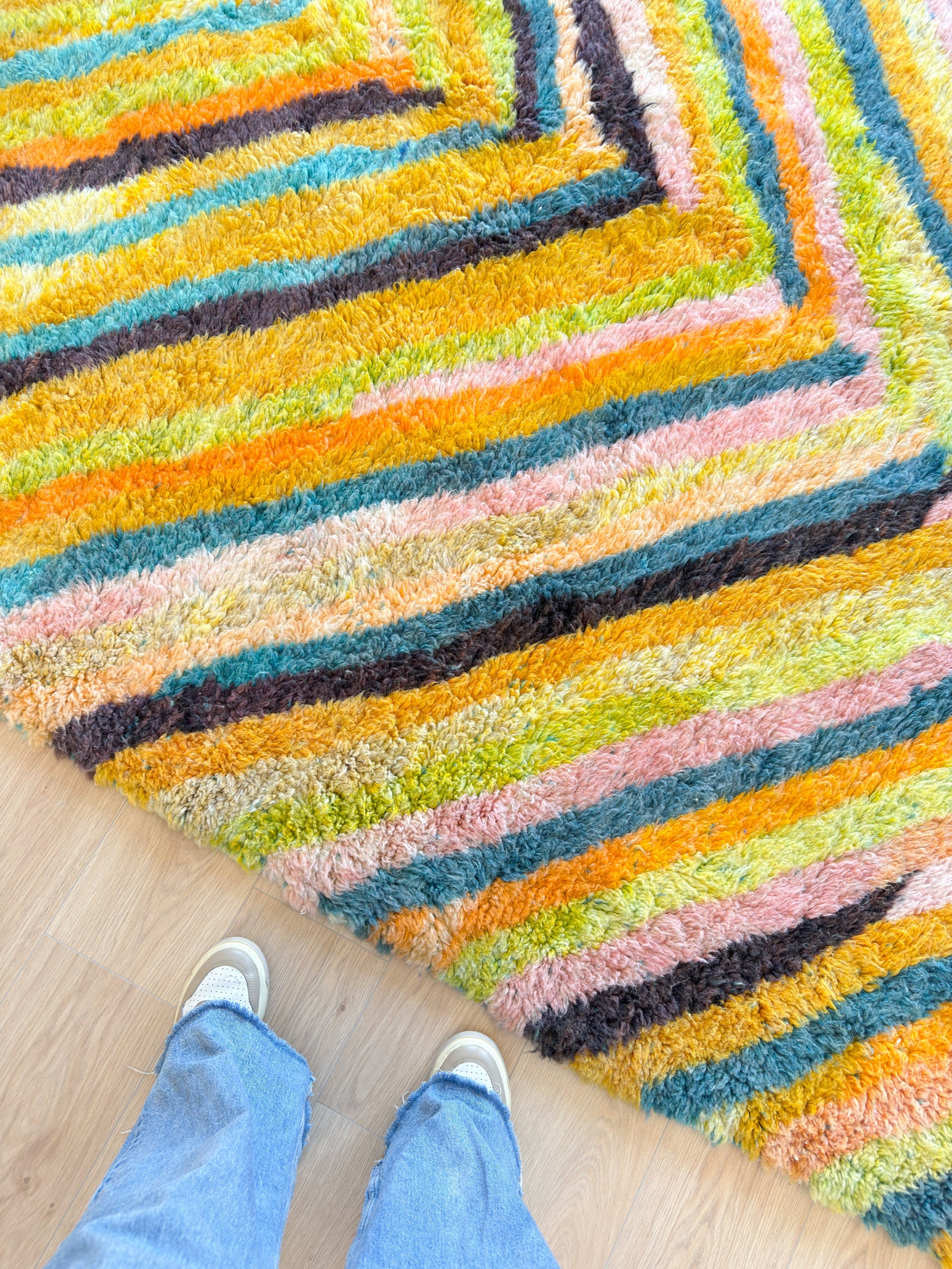 Colorful Berber rug 210 x 320 cm - no. 2099