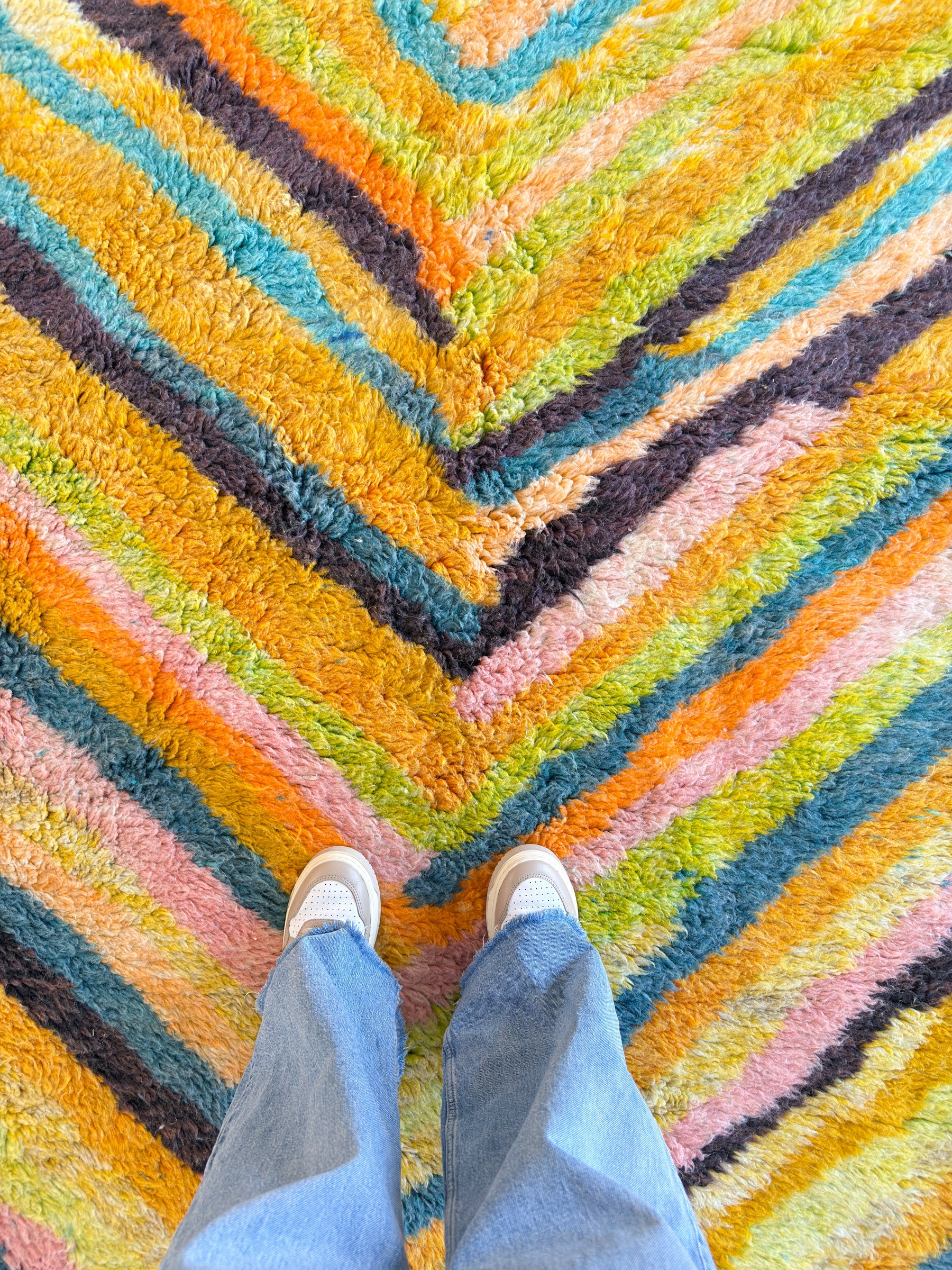 Colorful Berber rug 210 x 320 cm - no. 2099