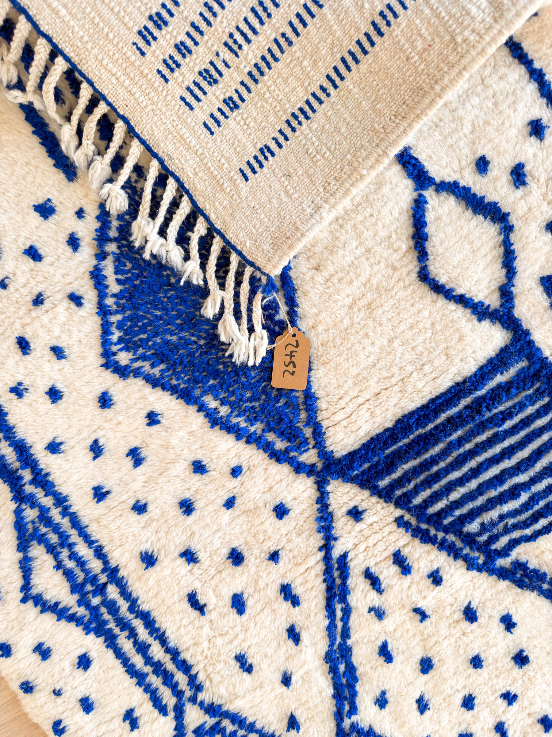 Tapis berbère coloré 99 x 180 cm - n°2452