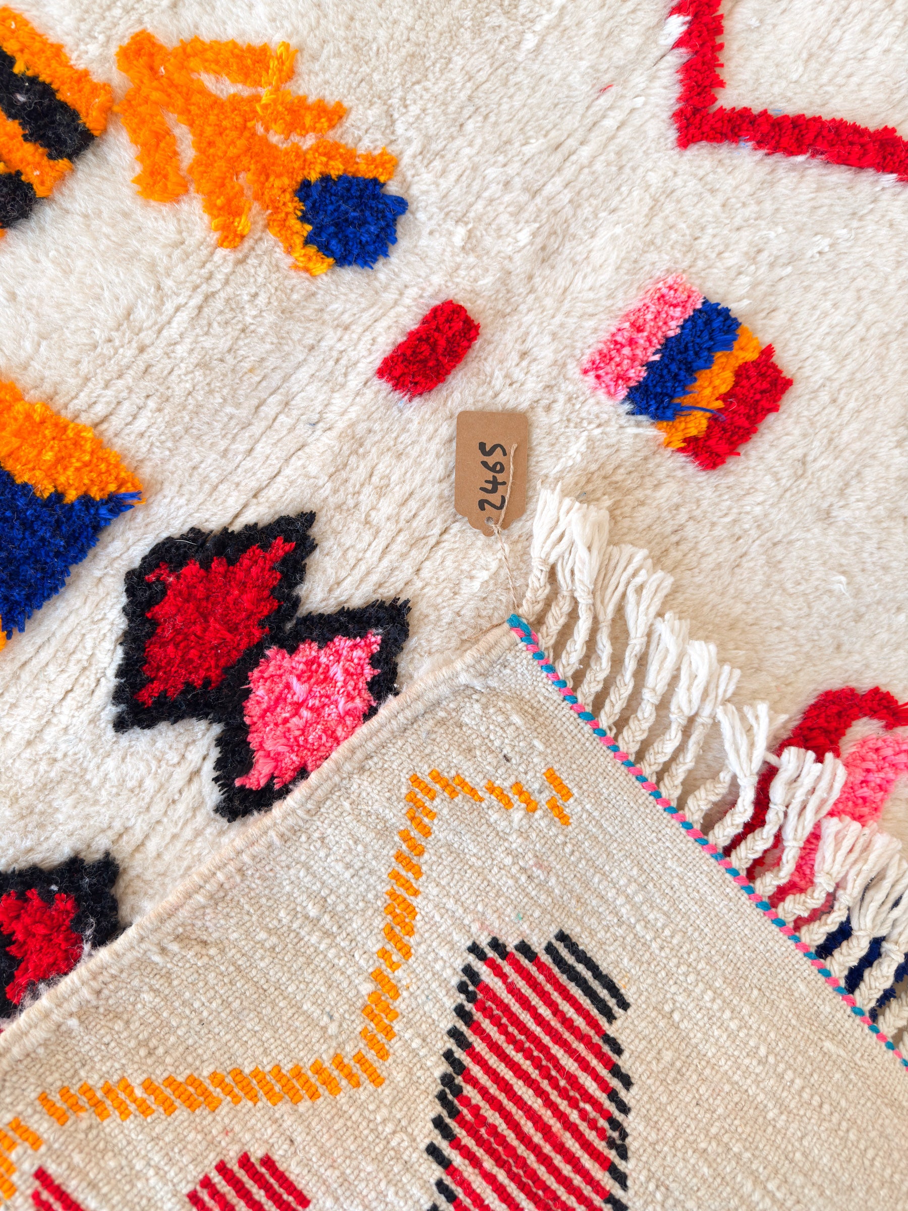 Tapis berbère coloré 100 x 169 cm - n°2465