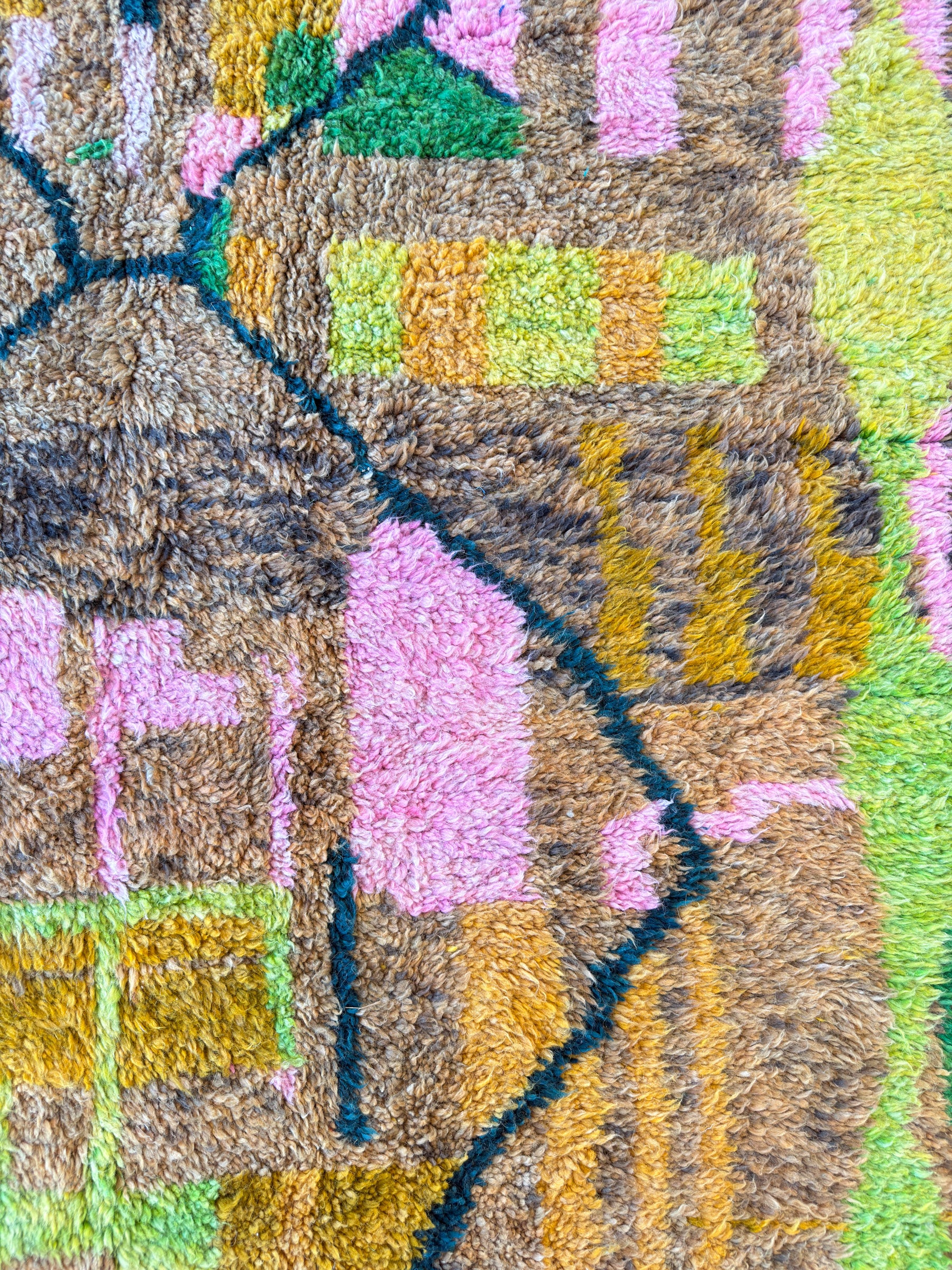 Tapis berbère coloré 202 x 321 cm - n°2097