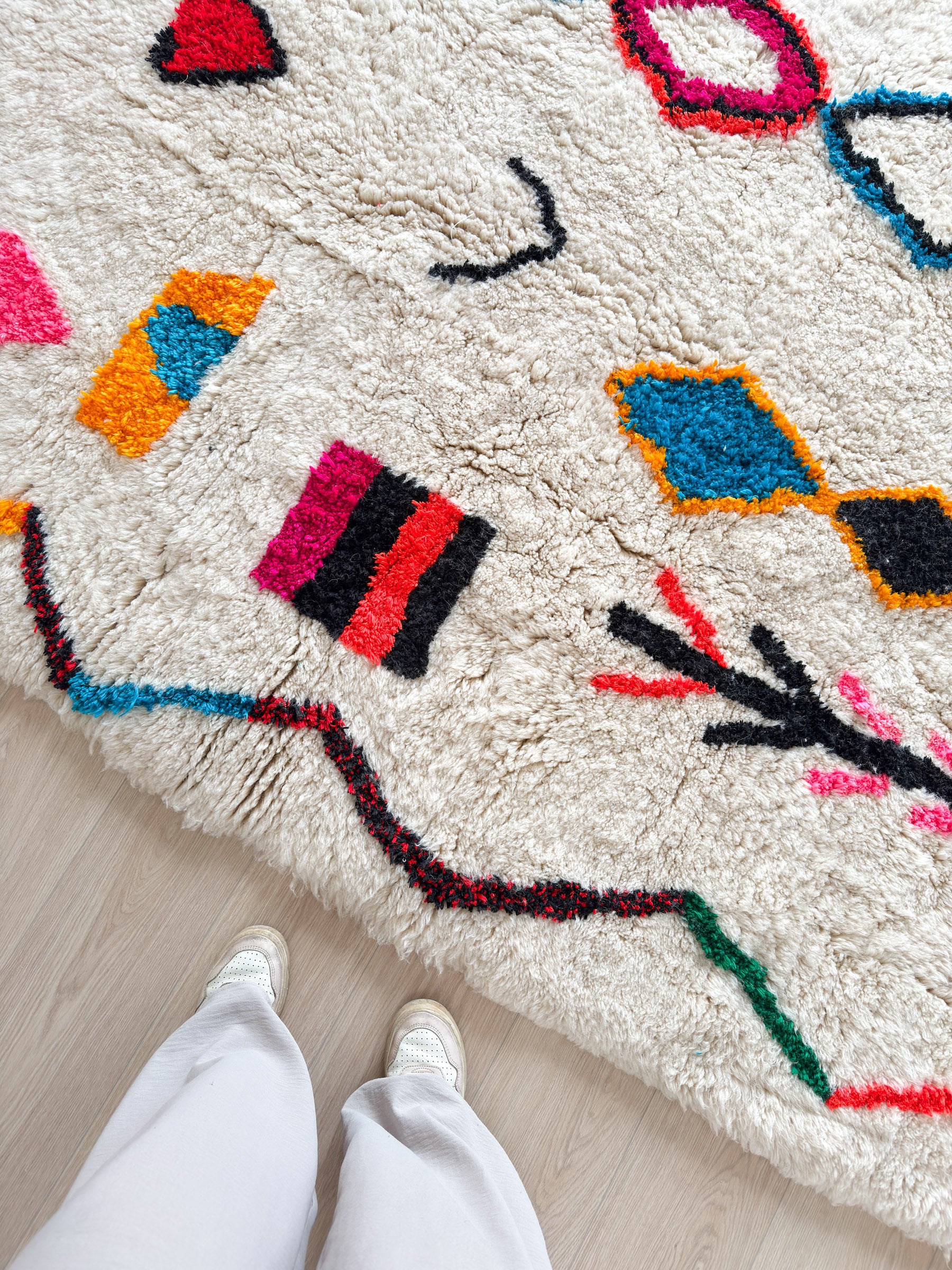 Tapis berbère coloré 264 x 364 cm - n°2419